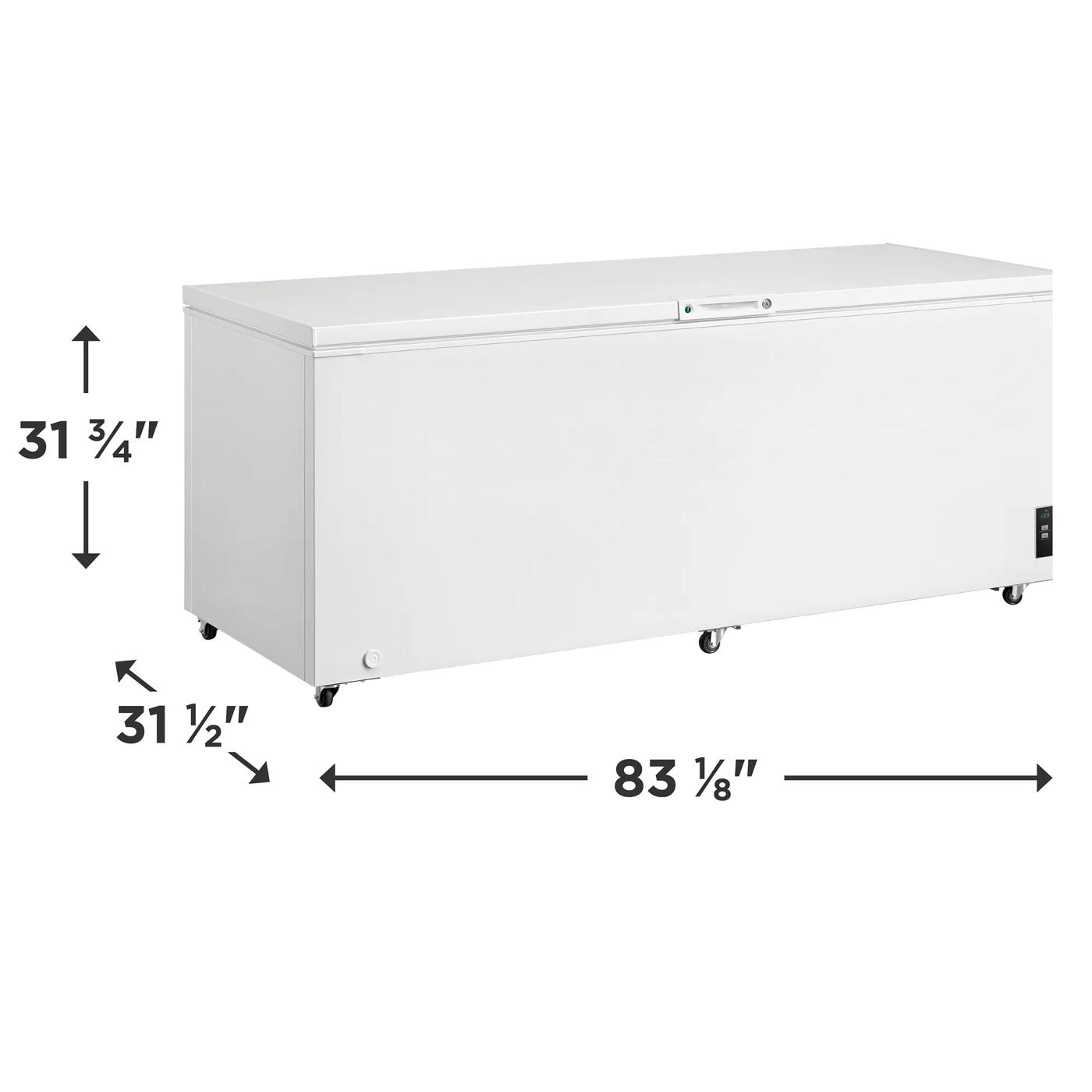 Frigidaire - FFCL2542AW - 25 Cu. Ft. Garage Ready Chest Freezer