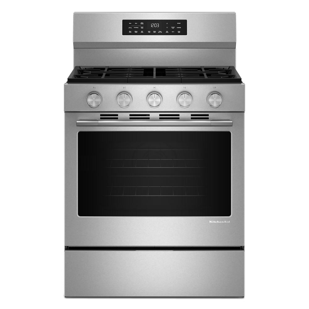 KitchenAid - KFGS330TPS - 5.0 Cu. Ft. Smart Freestanding Gas Range
