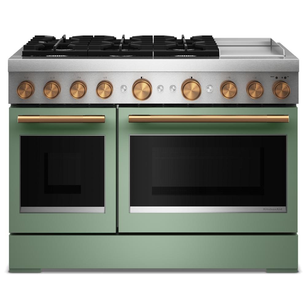 KitchenAid - KFDD948SDC - 48-Inch 6 Burner Commercial-Style Dual
