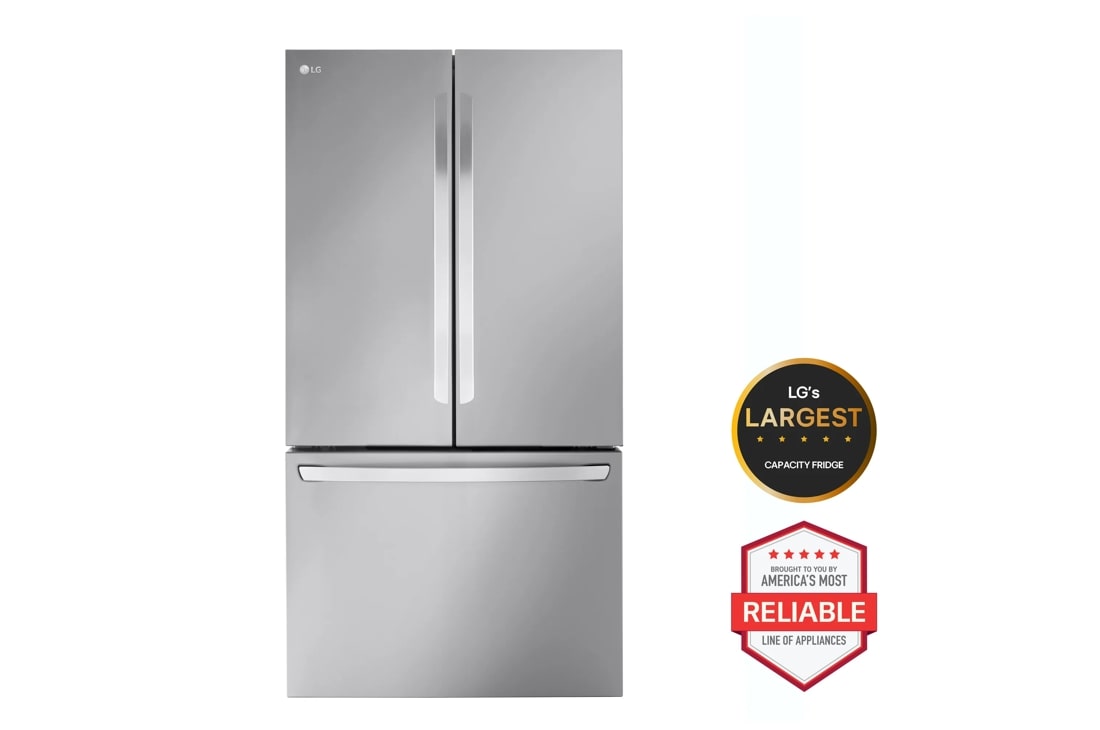 LG 32 cu. ft. 36-inch MAX French Door Refrigerator - Stainless Steel