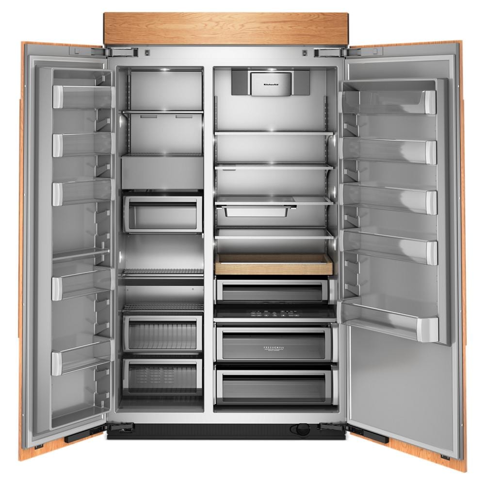 KitchenAid Built In Side by Side Built In Refrigeration KBSN748TPA