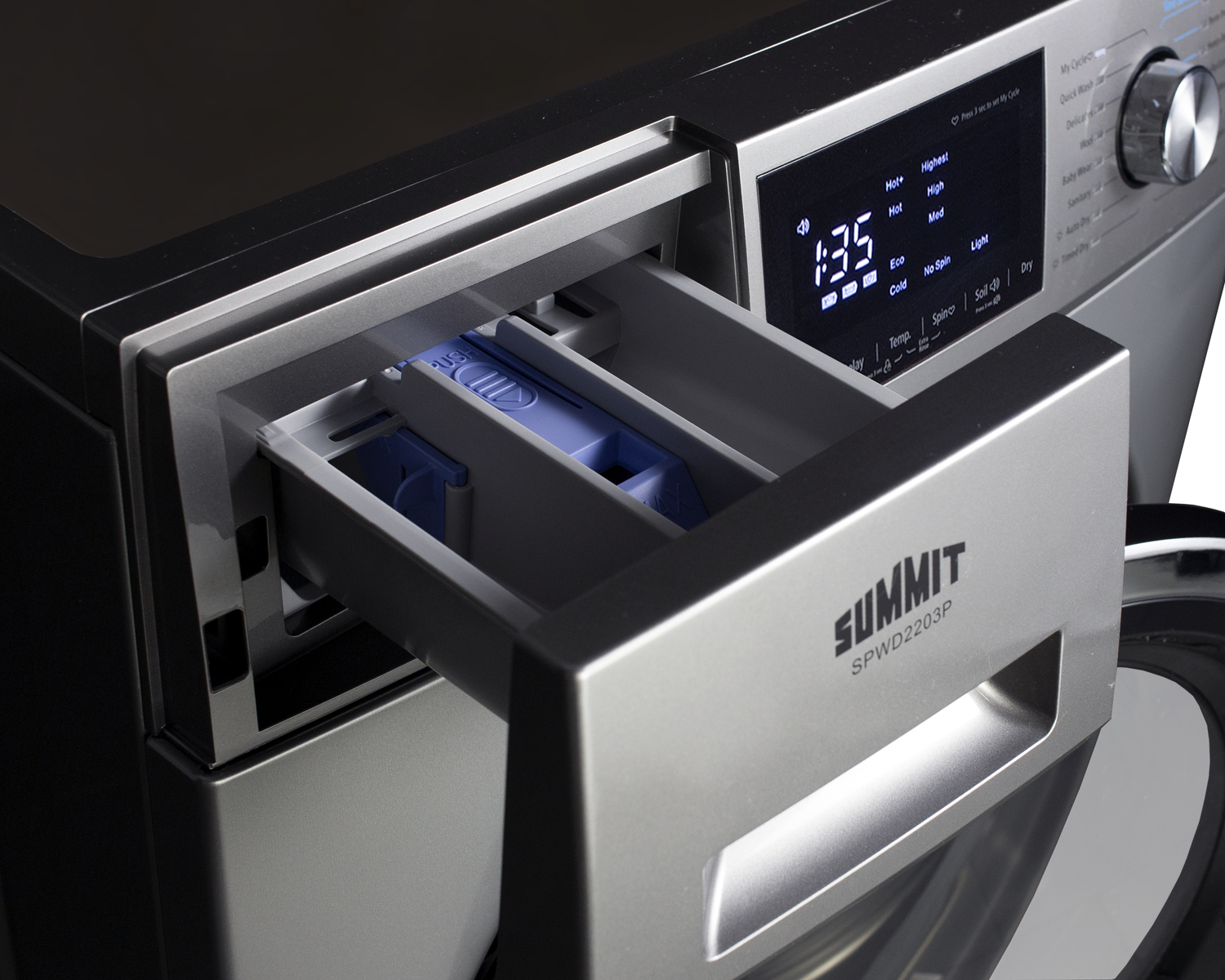 Summit 24" Wide 2.7 cu.ft. 115V Front Load Washer/Dryer Combo