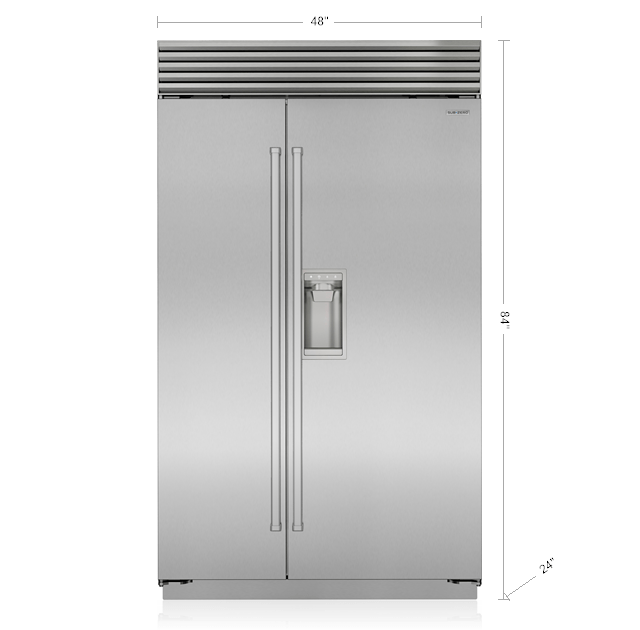 Sub-Zero Built In Side by Side Built In Refrigeration CL4850SD/S/P