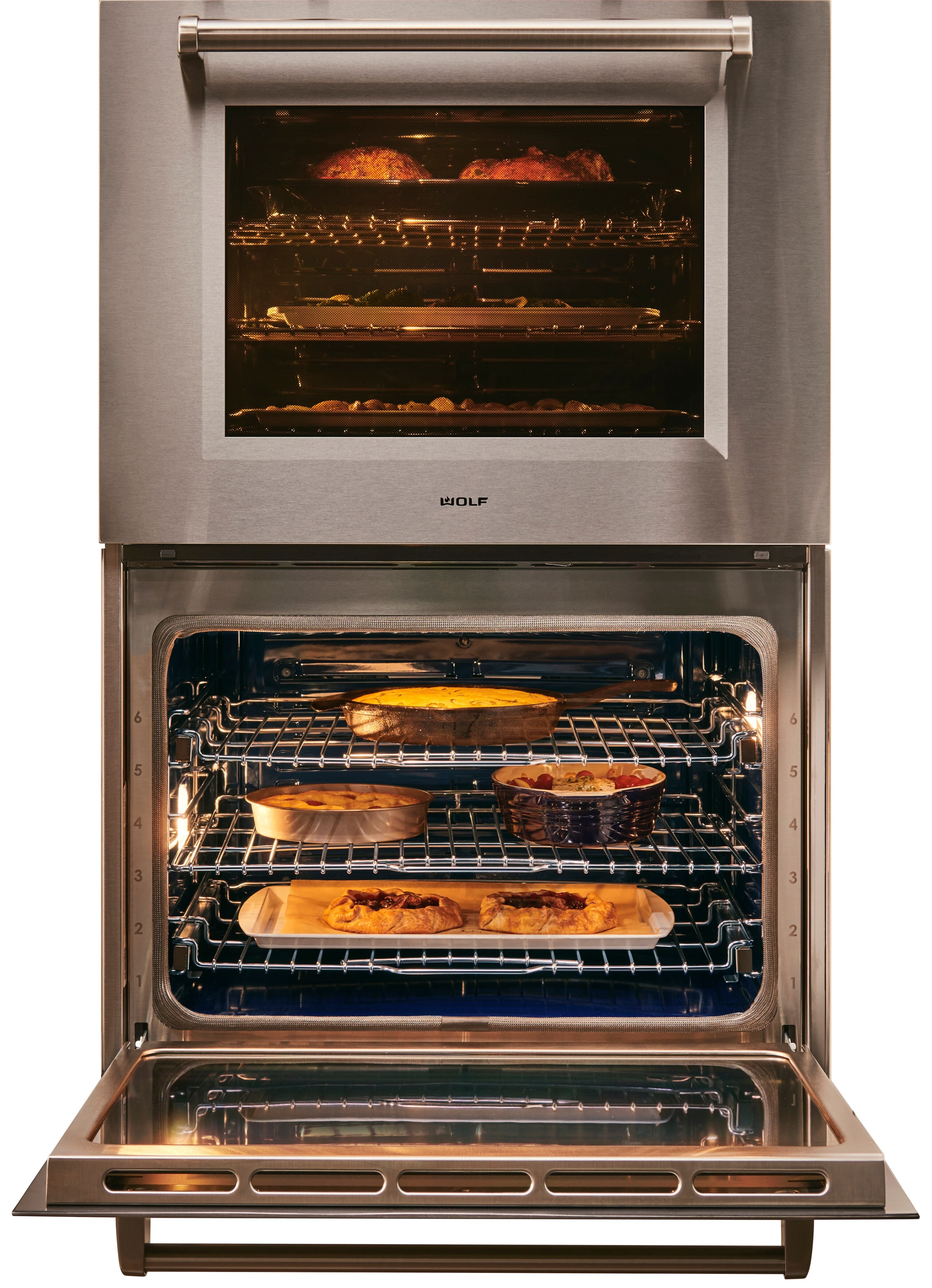 Wolf Double Wall Oven Wall Oven/Warming Drawers DO3050PM/S/P