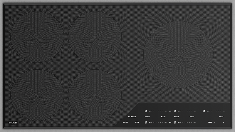 36" Transitional Framed Induction Cooktop - Thumbnail 4