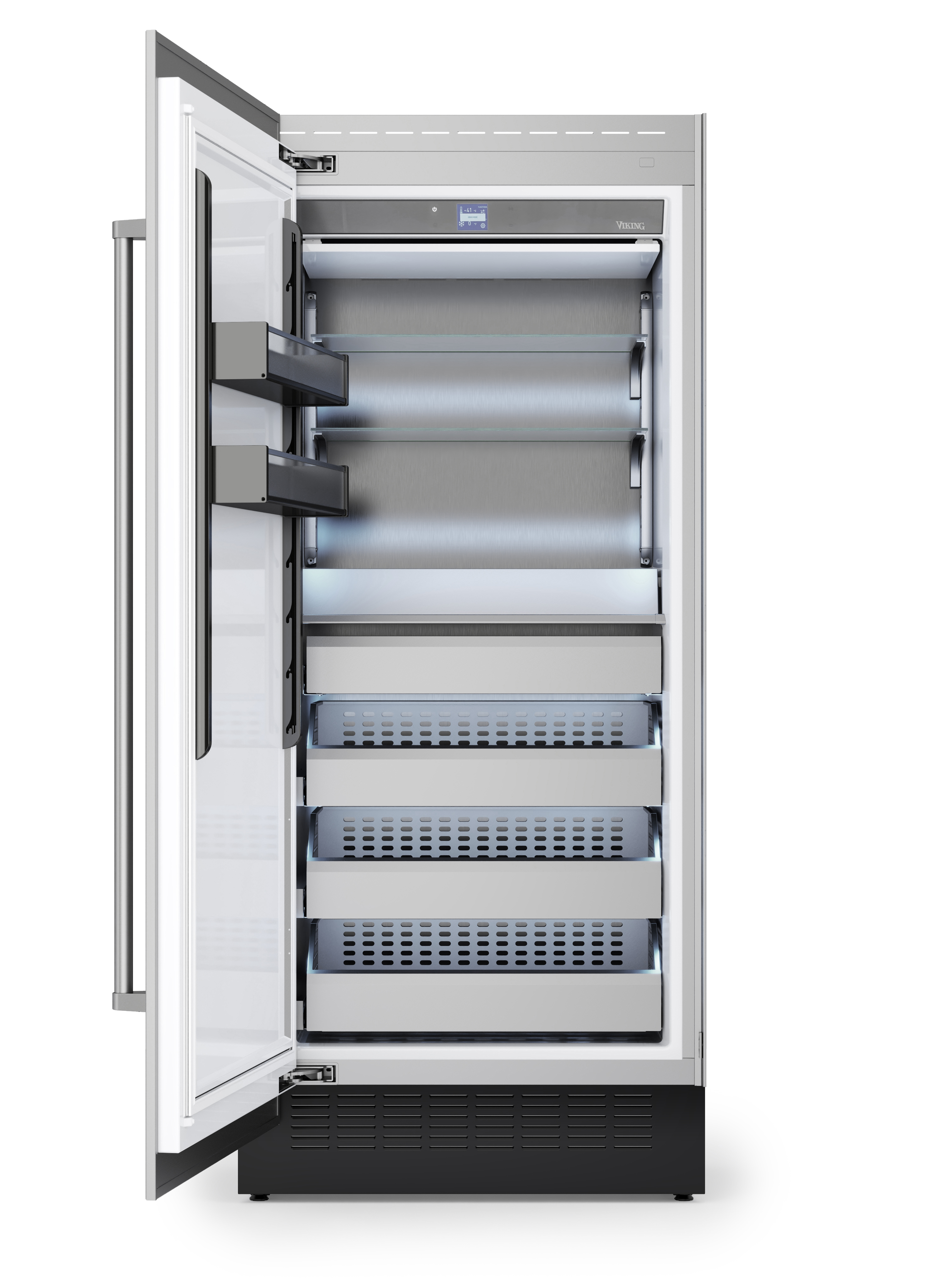 Viking - FDFZIC7360L - 36"W. Integrated Panel Ready All Freezer ...