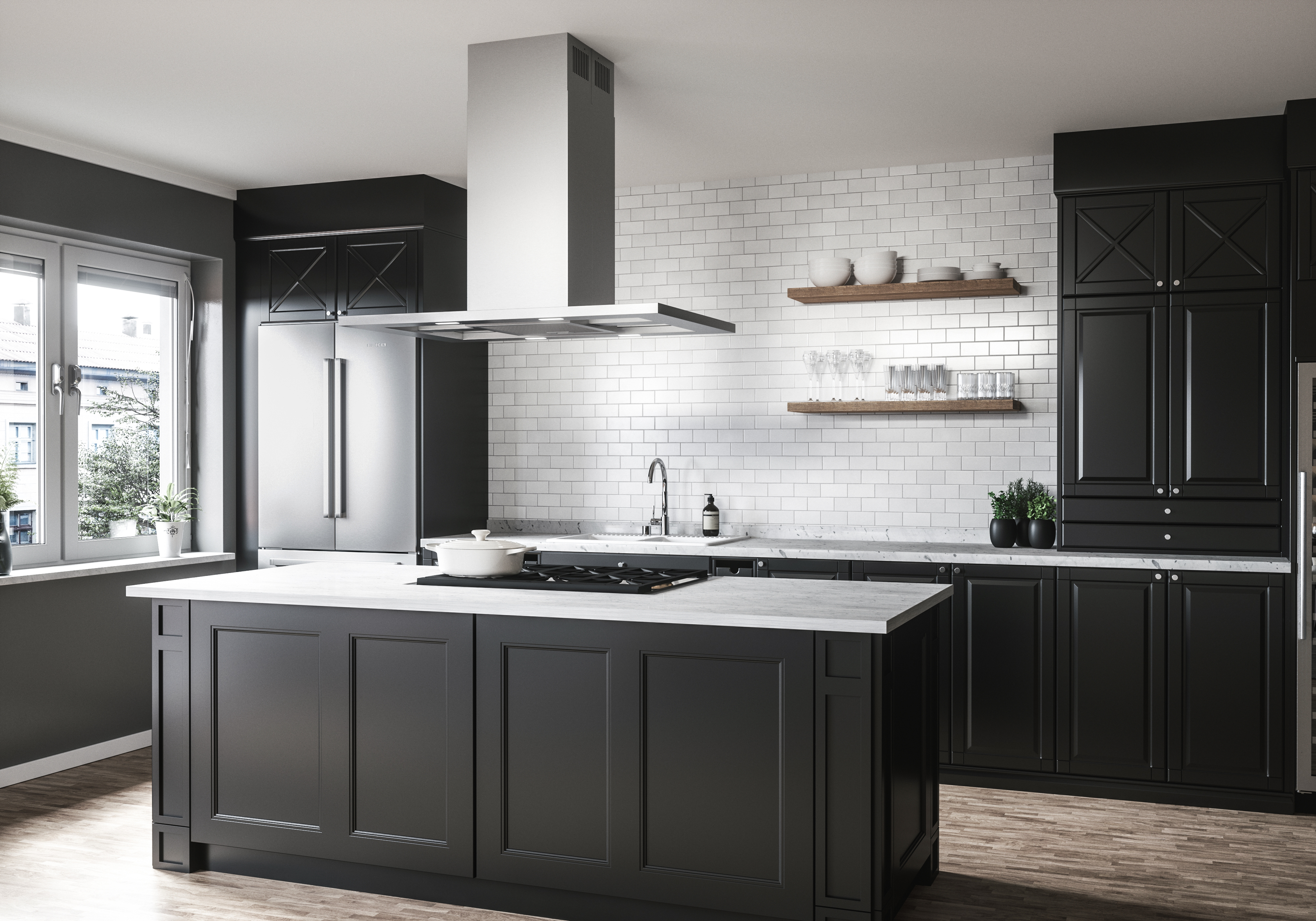 Zephyr Chimney Hood ZMD-E42BS | Shore Appliance Connection