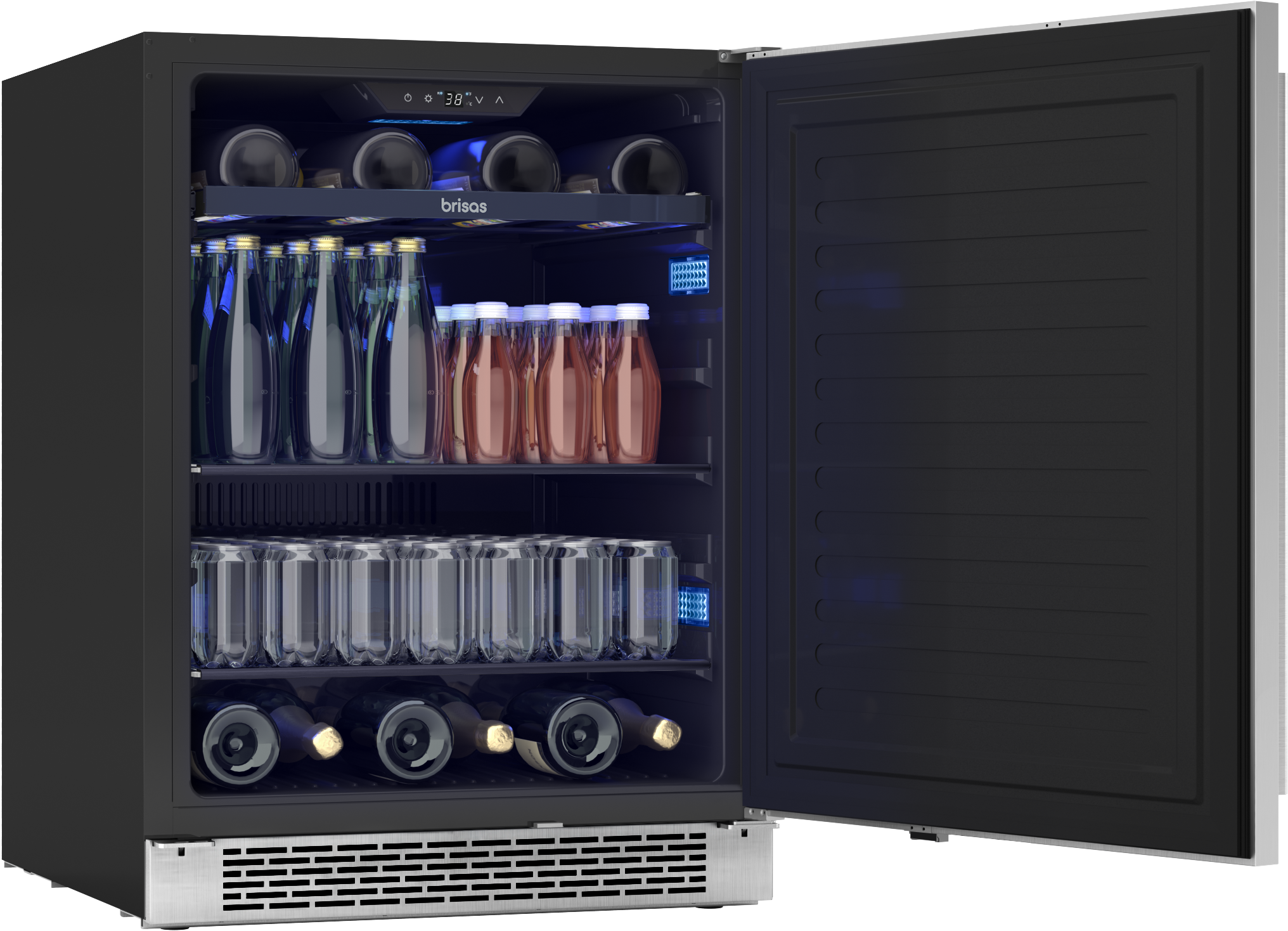 Zephyr - BBV24C01AS-ADA - 24" Undercounter Beverage Center, 1 Zone, ADA ...