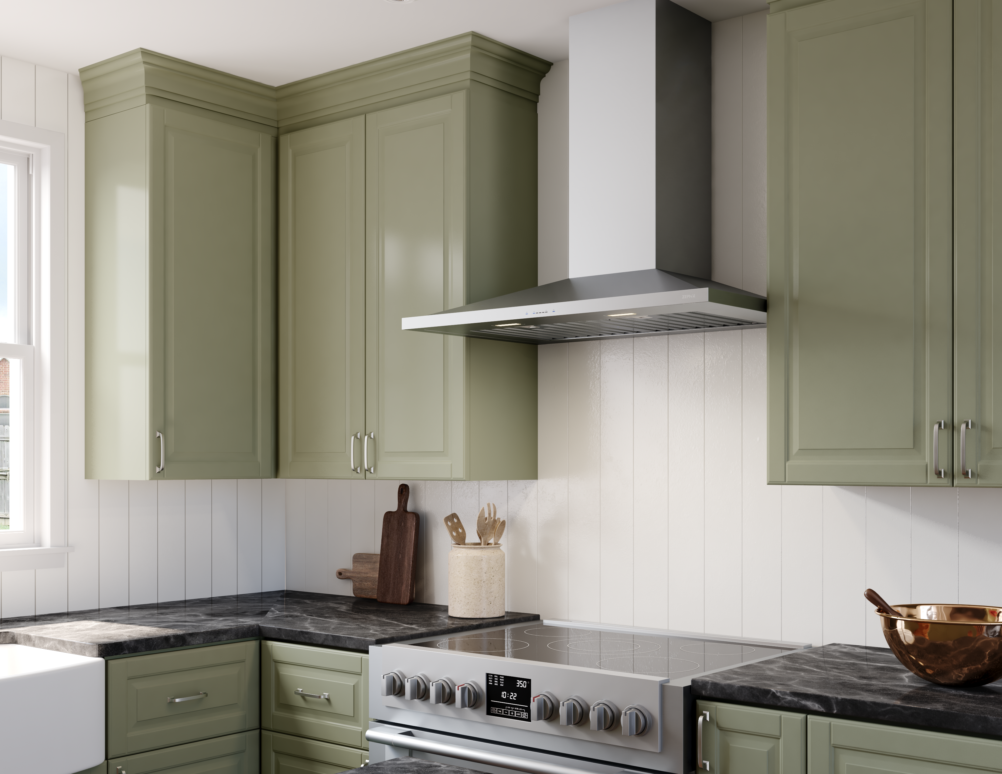 Zephyr Chimney Hood ZAN-E30DS | Shore Appliance Connection