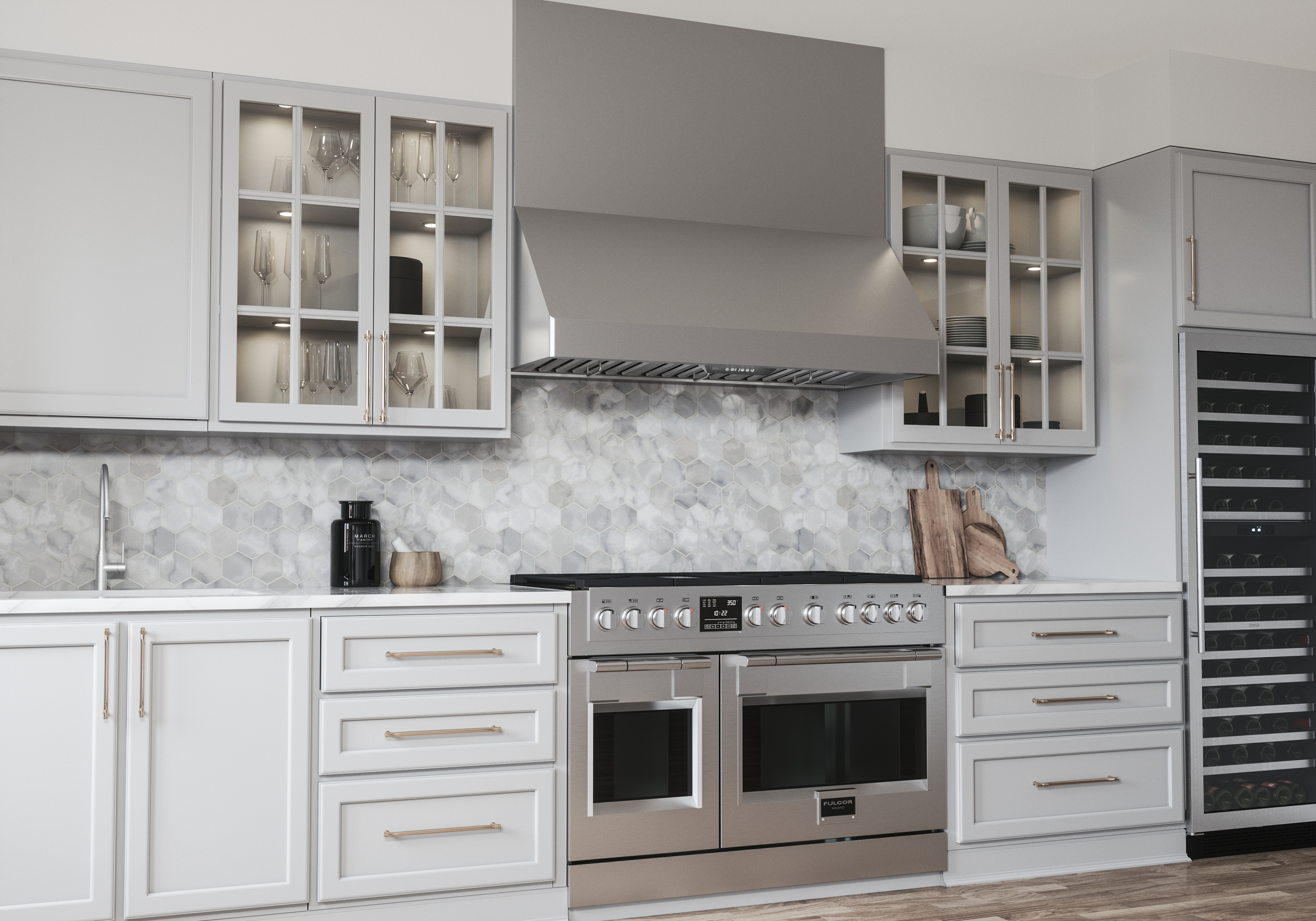 Zephyr Wall Mounted Hood AK7500CS | Shore Appliance Connection