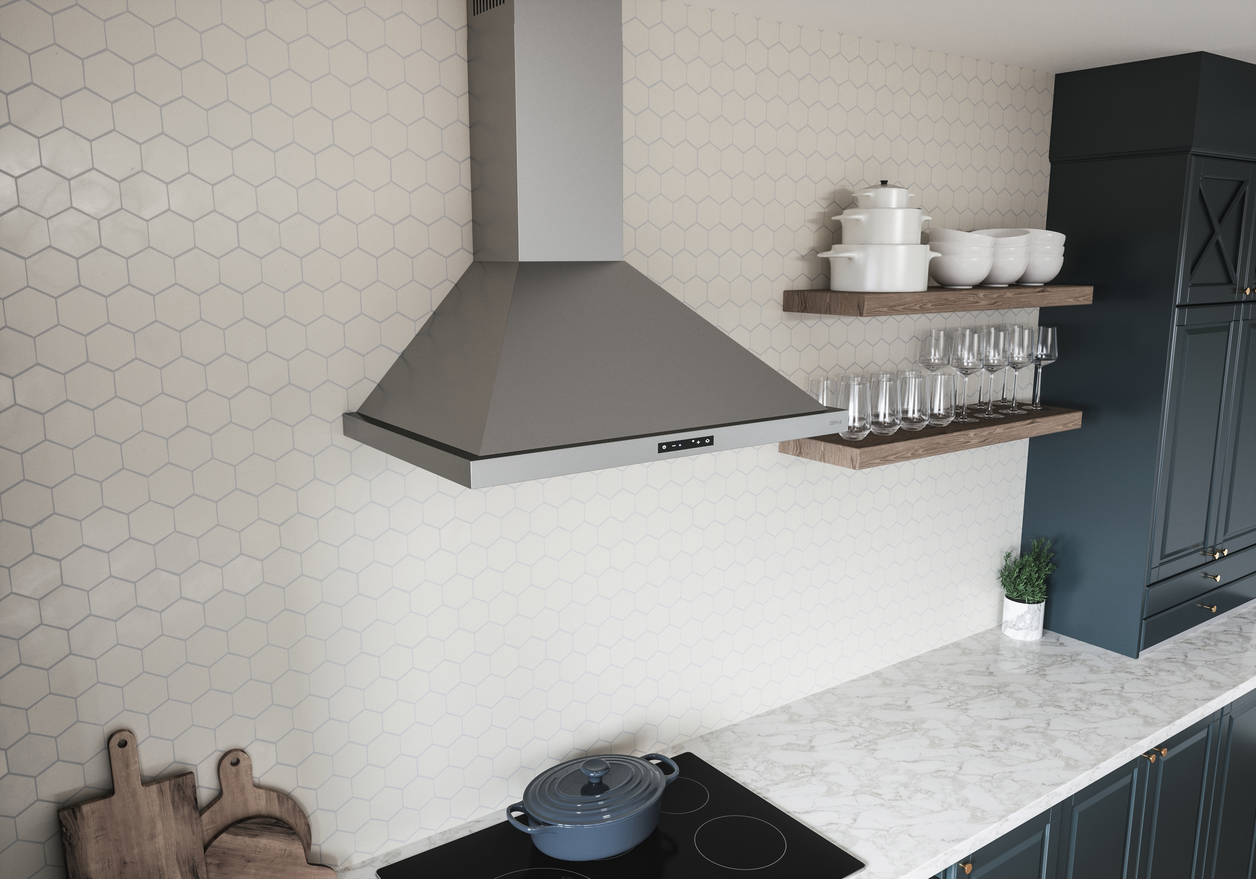 Zephyr Ombra Range Hood - Thumbnail 4