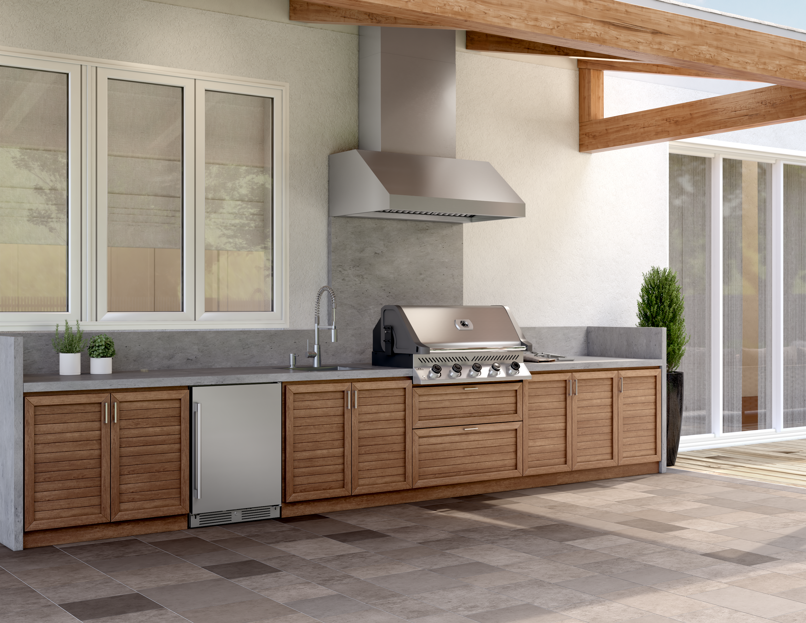 Zephyr Outdoor Hood Outdoor Appliances AK7836CS | Voss TV