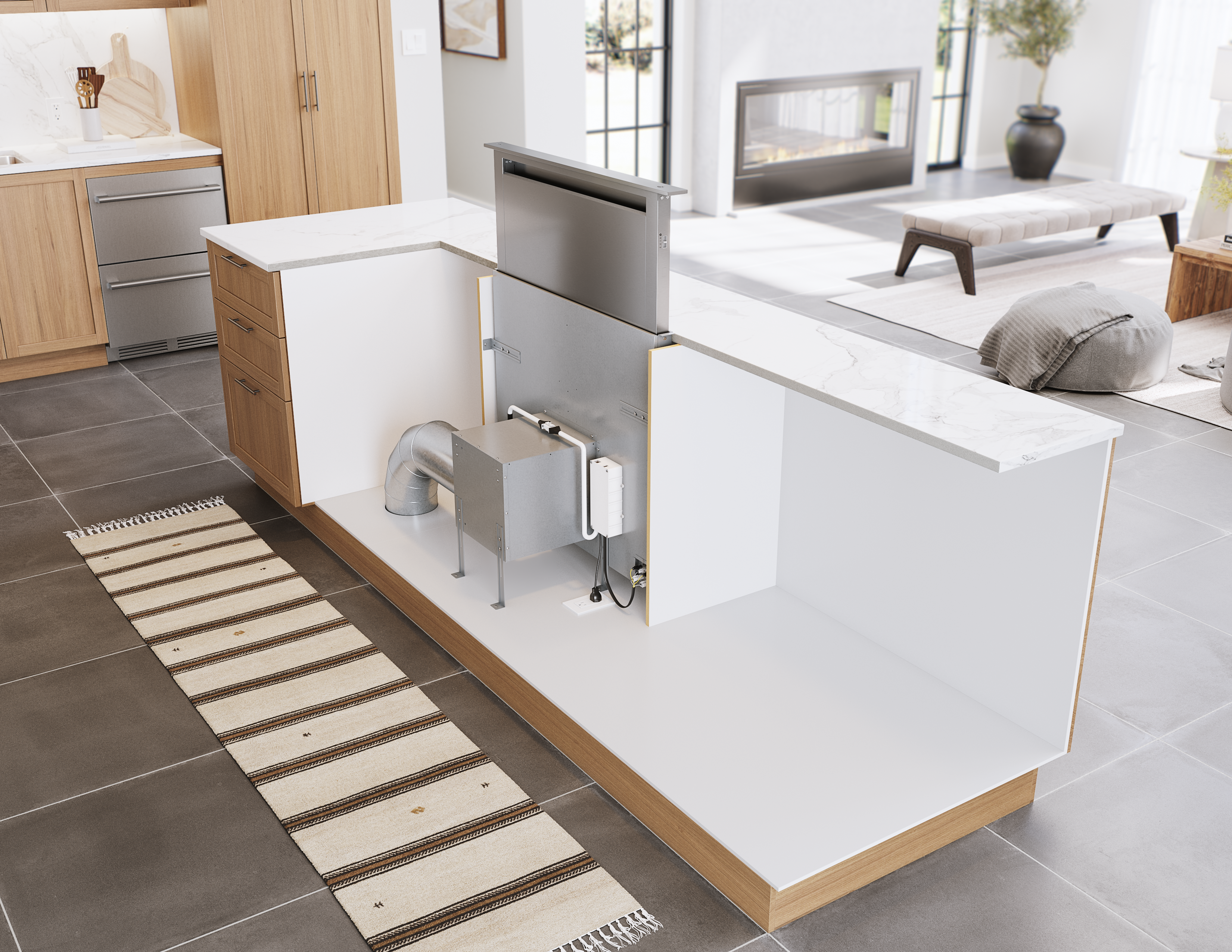 Zephyr Island Hood ZTV-E30AS | Hagedorn's Appliances