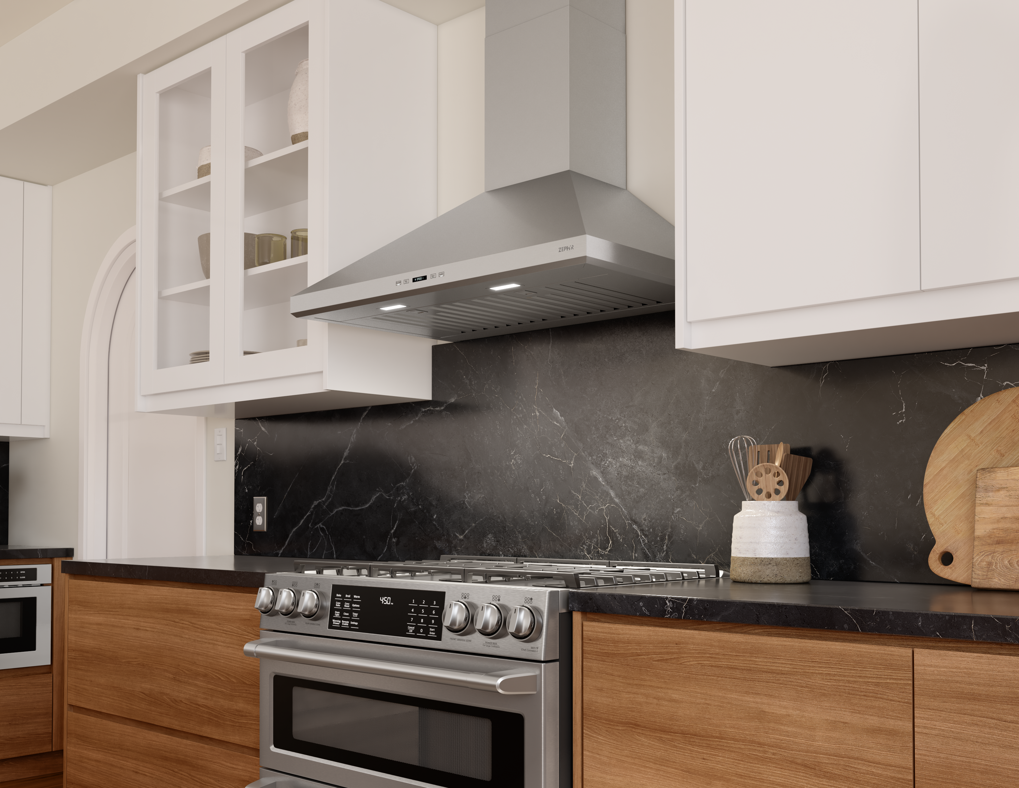 Zephyr Siena Wall Range Hood - Thumbnail 3