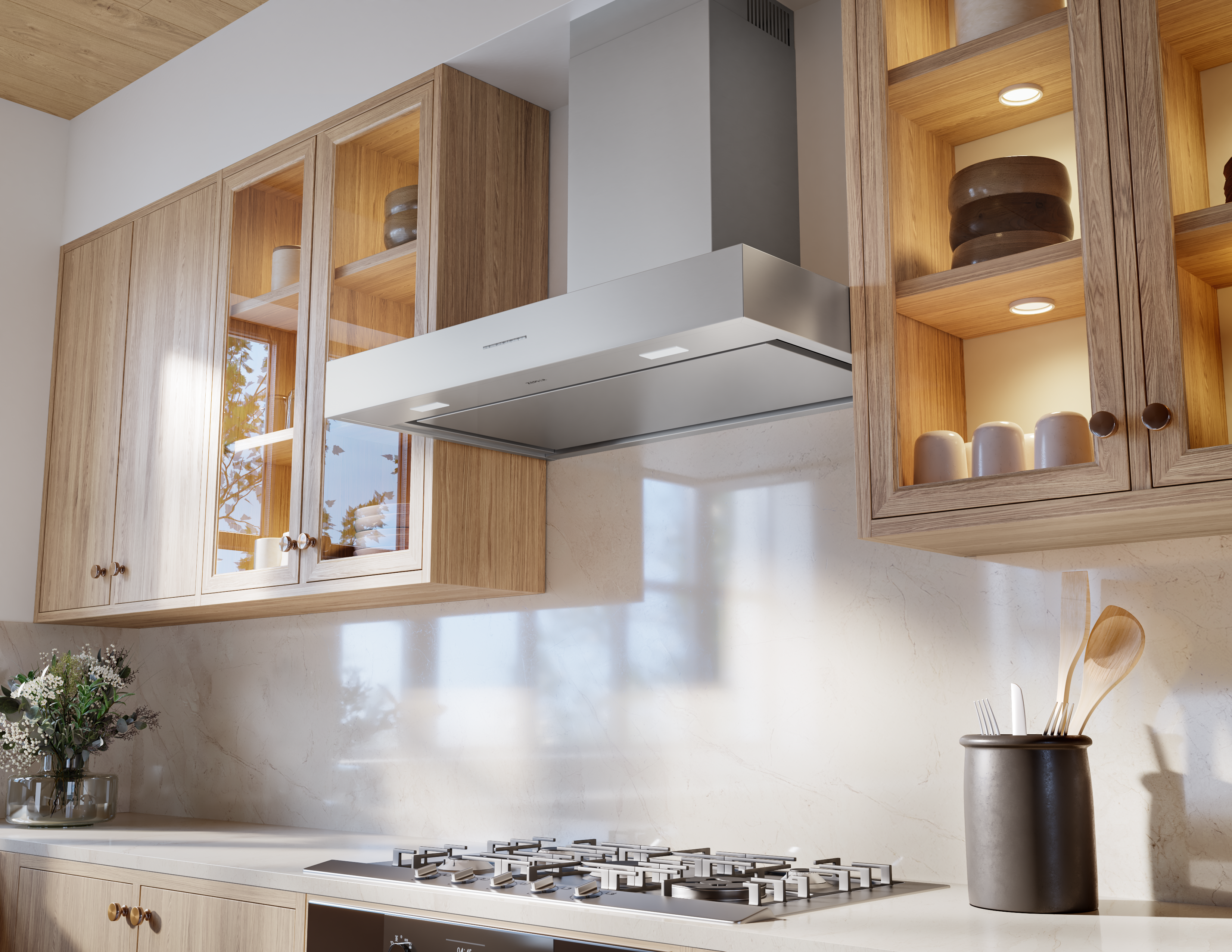 Zephyr Como Wall-Mount Range Hood - Thumbnail 4