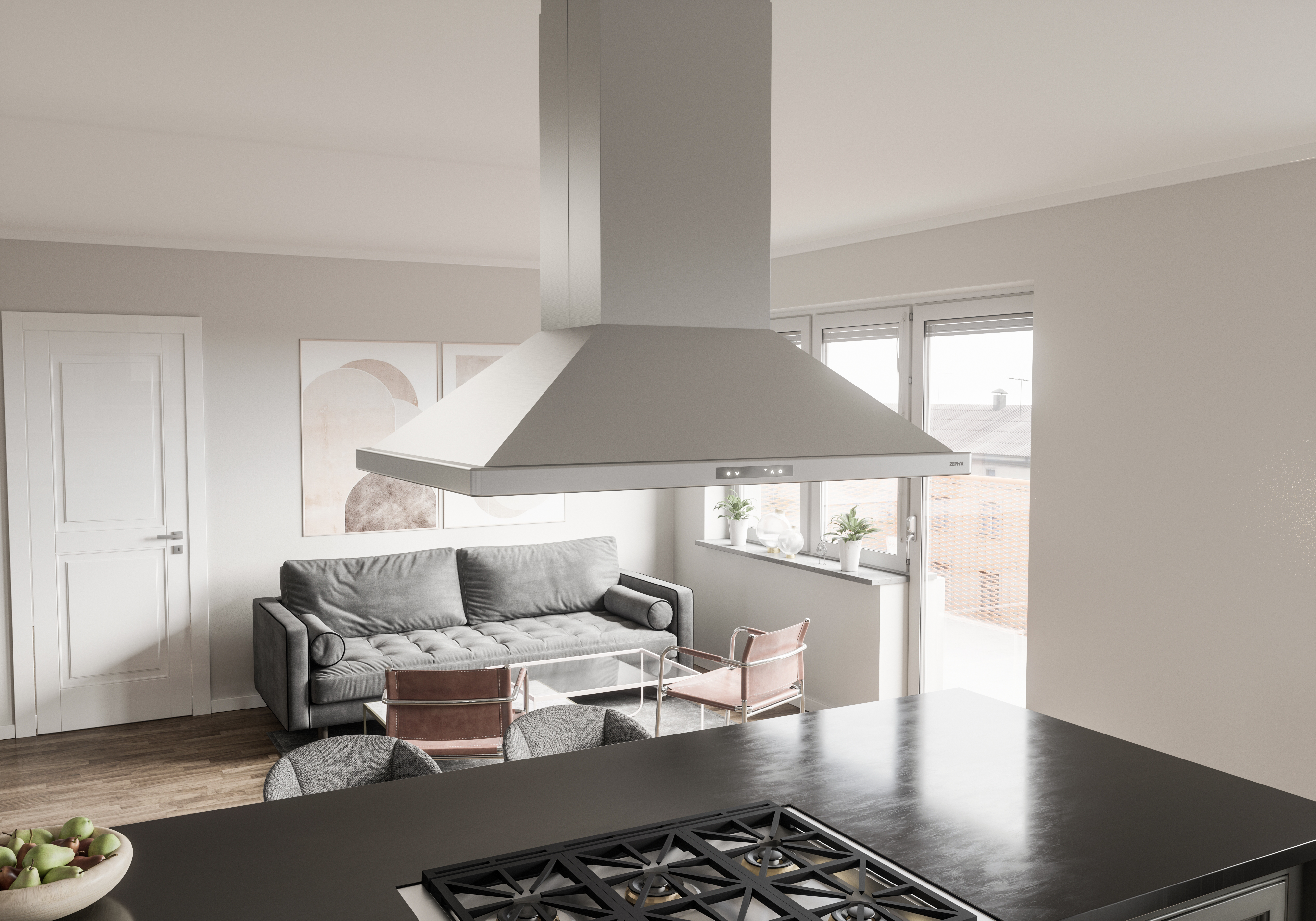 Zephyr Napoli Island Range Hood - Thumbnail 5