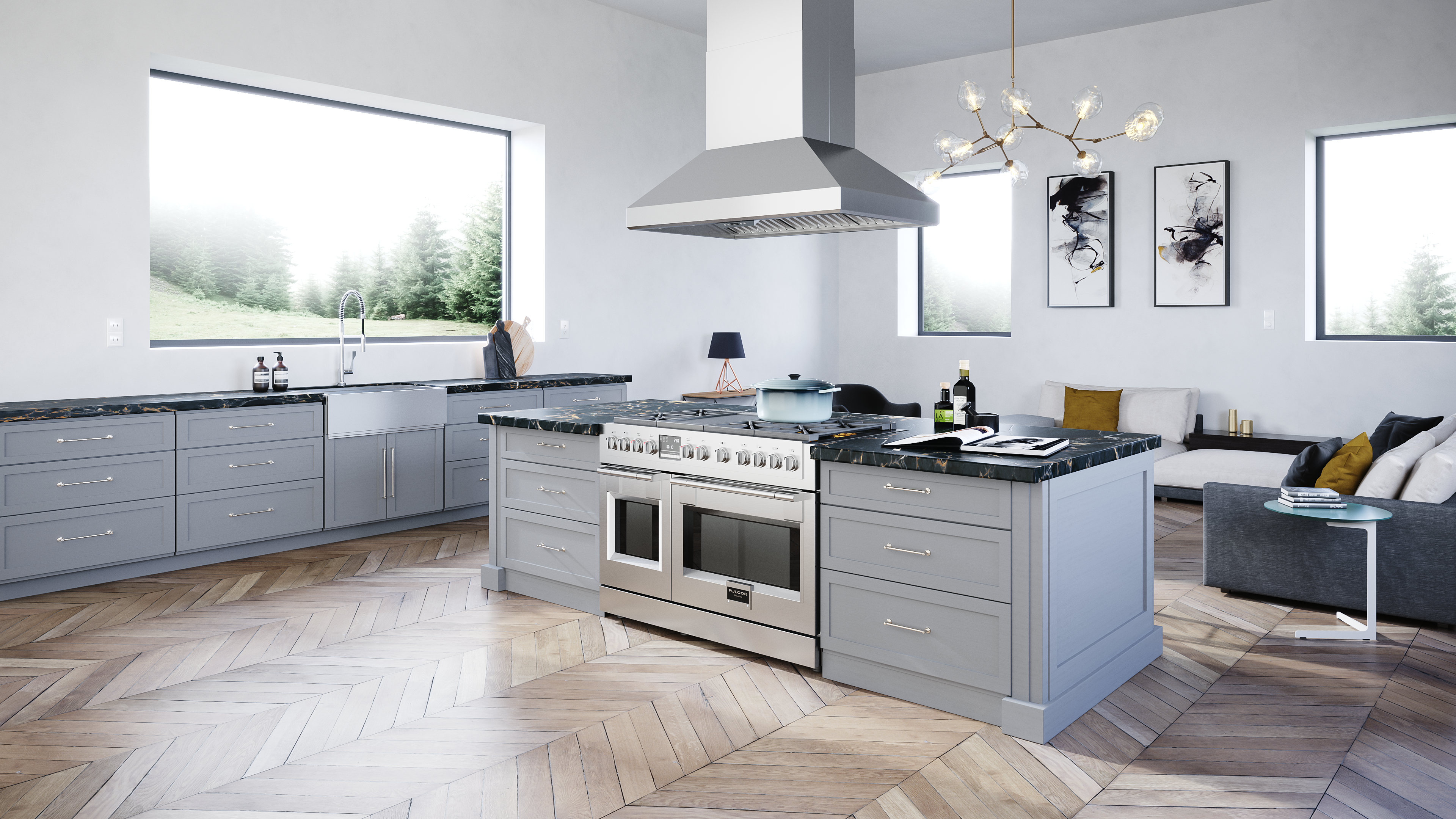 Zephyr Titan Island Range Hood - Thumbnail 4