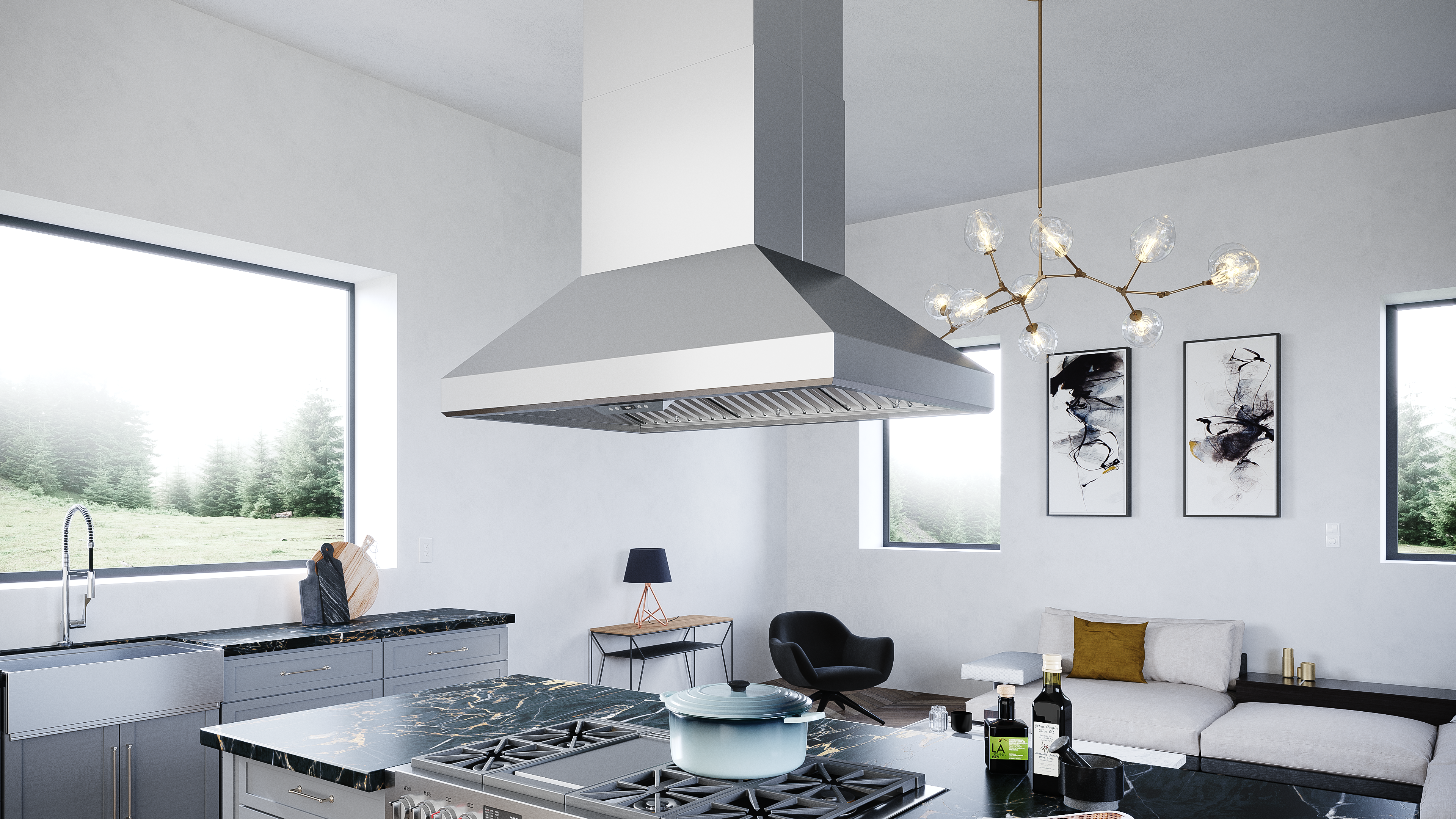 Zephyr Titan Island Range Hood
