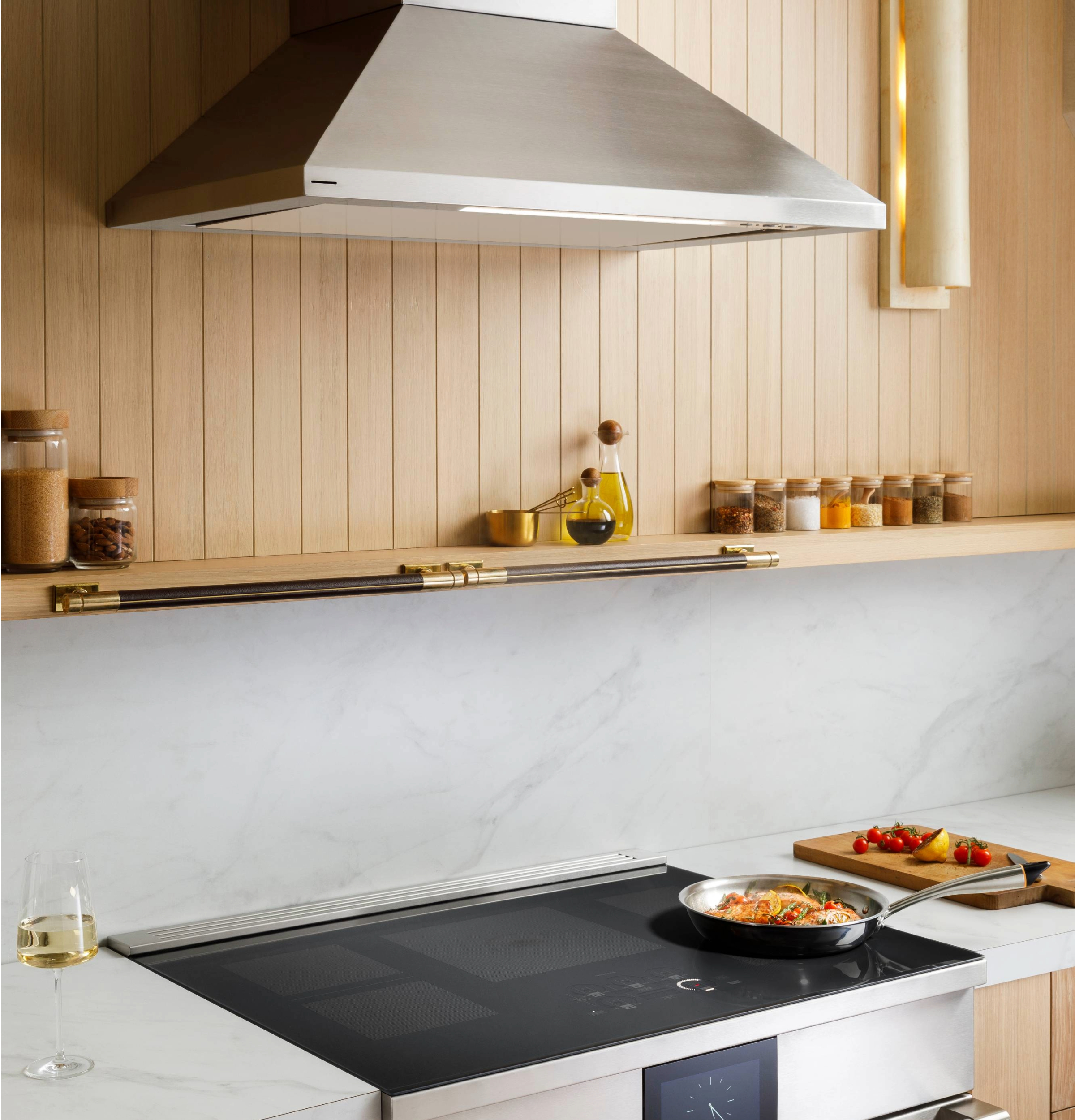 Monogram Island Pyramid Chimney Vent Hood - Thumbnail 4