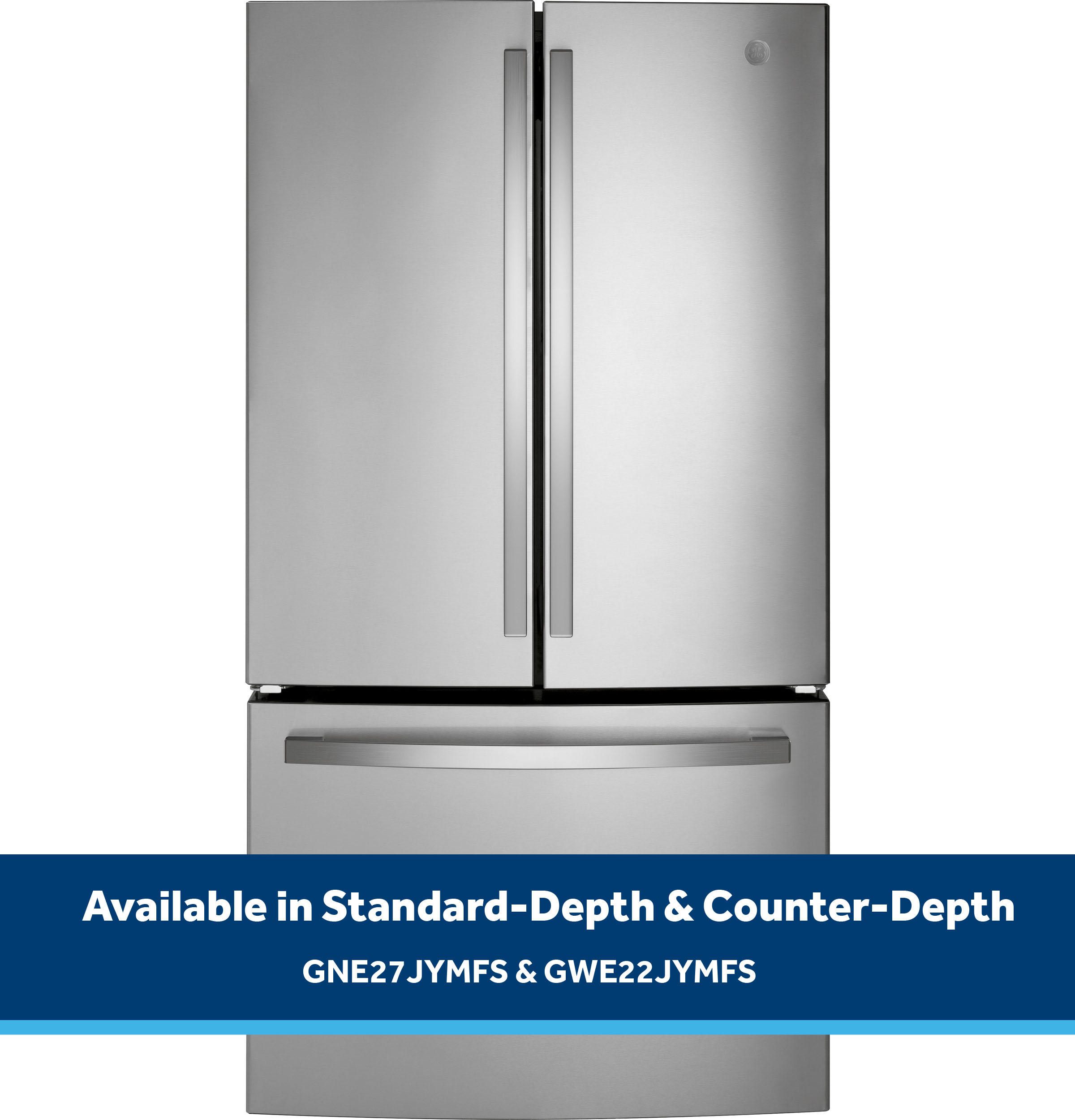 GE - GNE27JYMFS - GE ENERGY STAR 27.0 Cu. Ft. Fingerprint