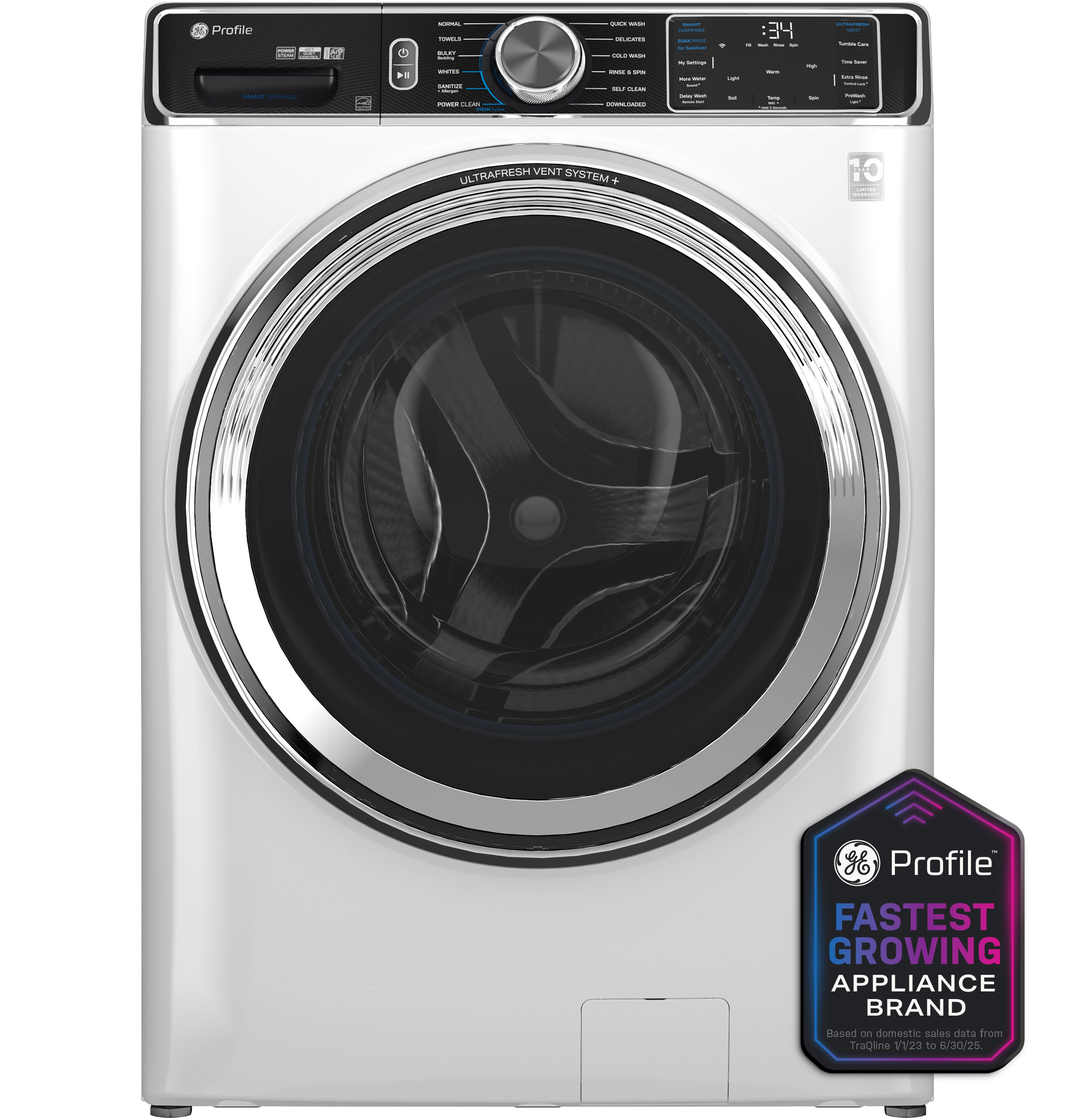 GE Profile - PFD87ESSVWW - GE Profile™ 7.8 cu. ft. Capacity Smart