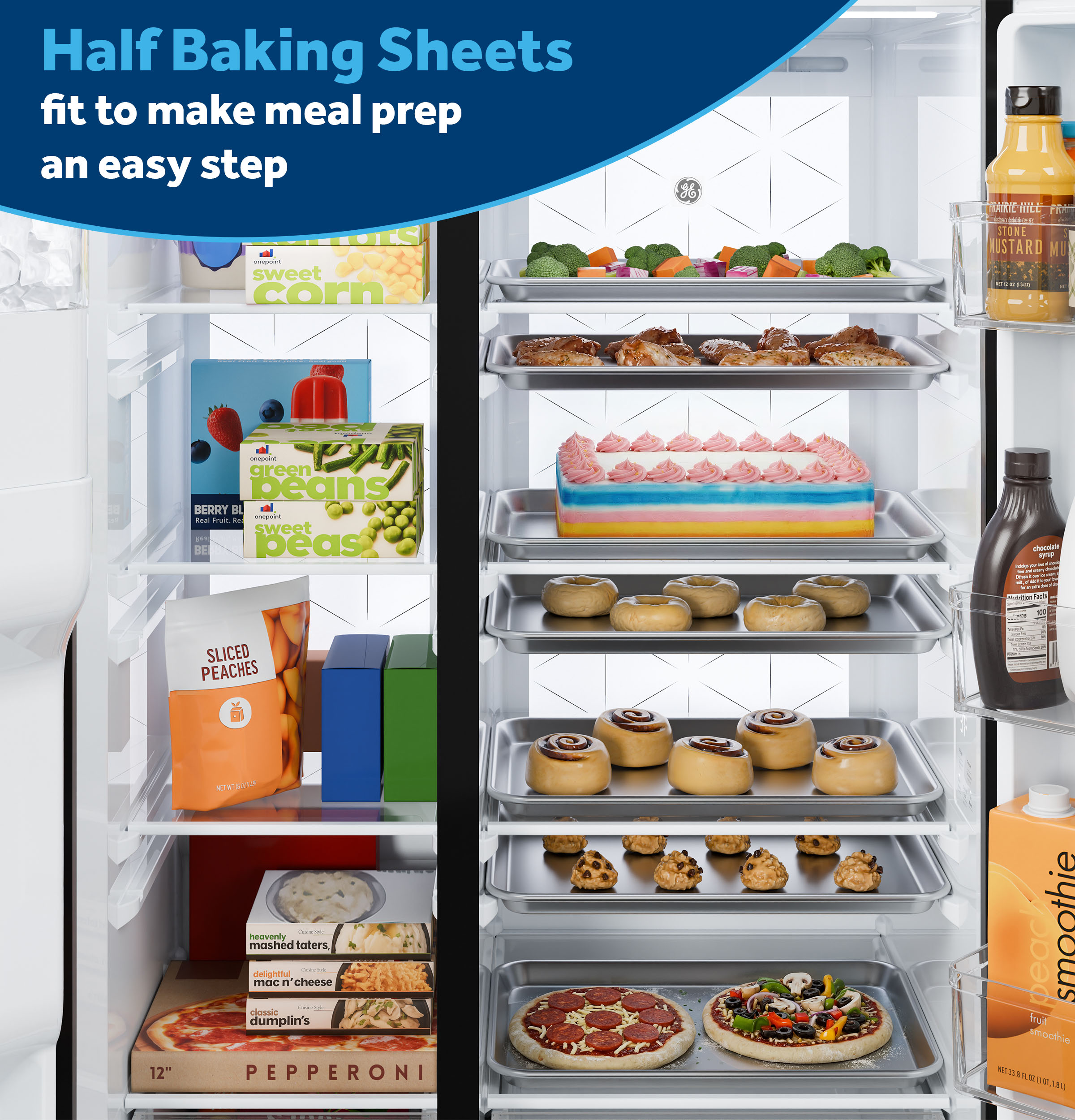 GE Side by Side Refrigeration GSS28PYYFS | Shore Appliance Connection
