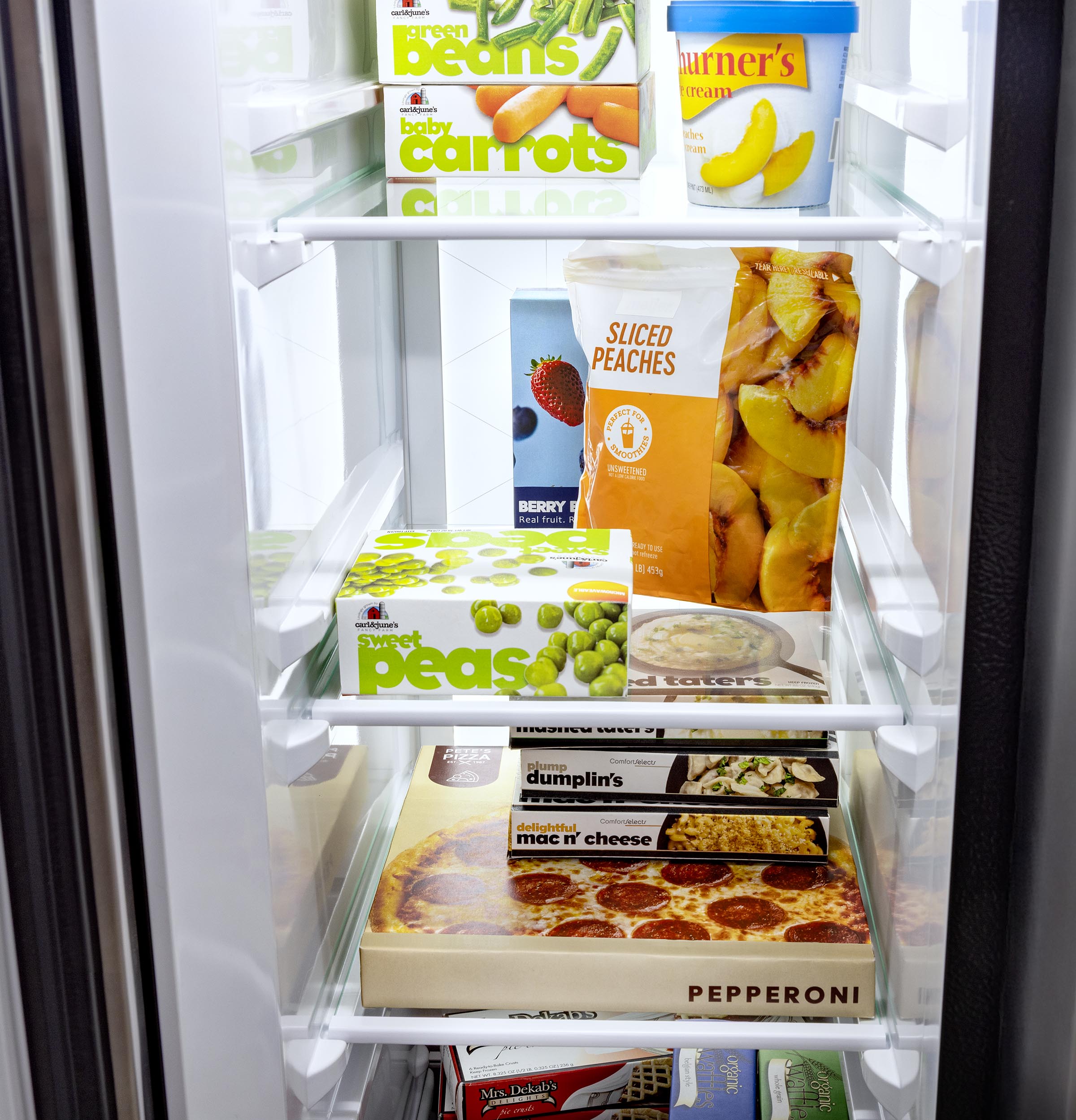 GE - GSS28PYYFS - GE® 27.7 Cu. Ft. Side-By-Side Refrigerator with