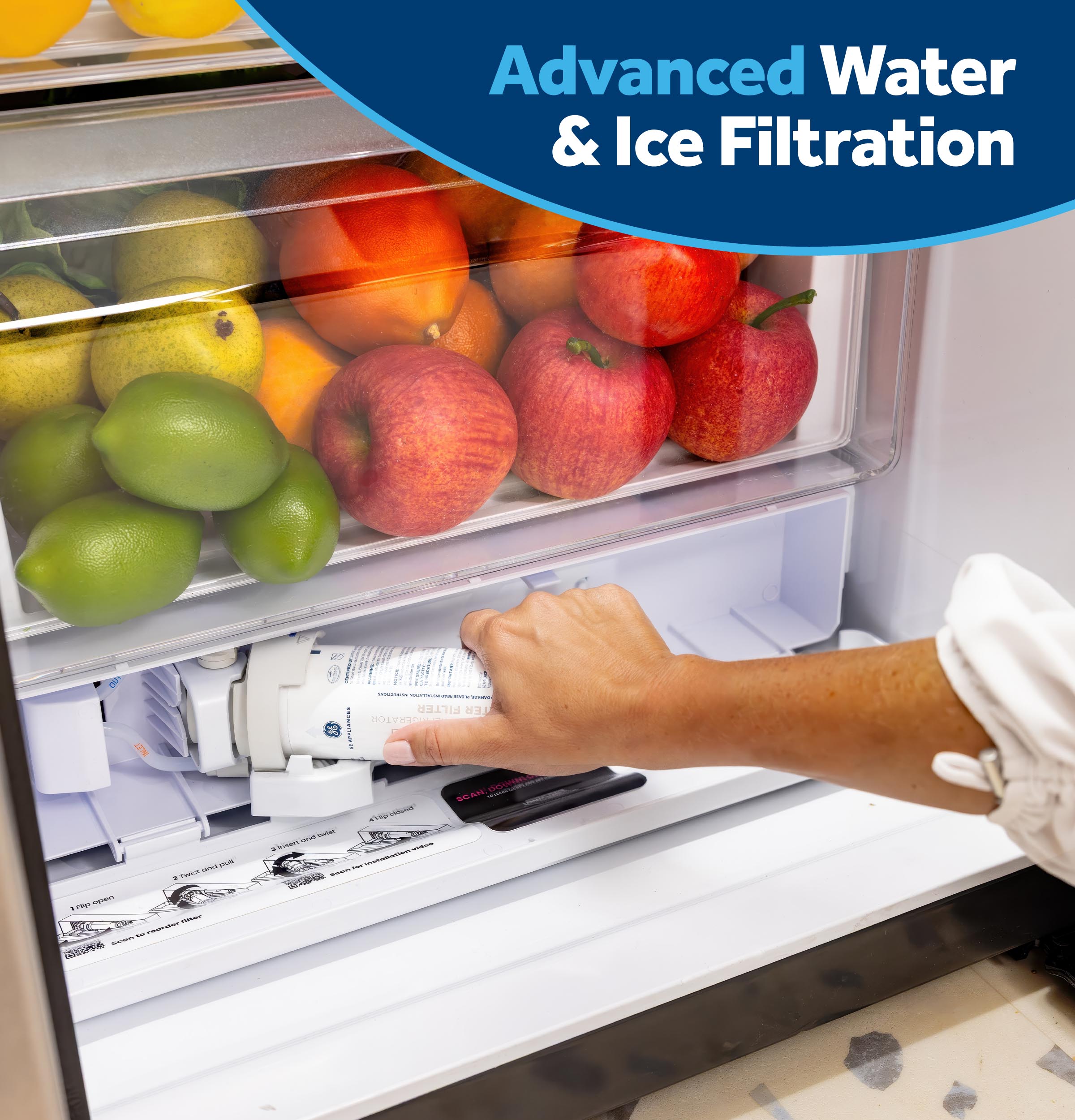 GE Side by Side Refrigeration GSS28PYYFS | Shore Appliance Connection