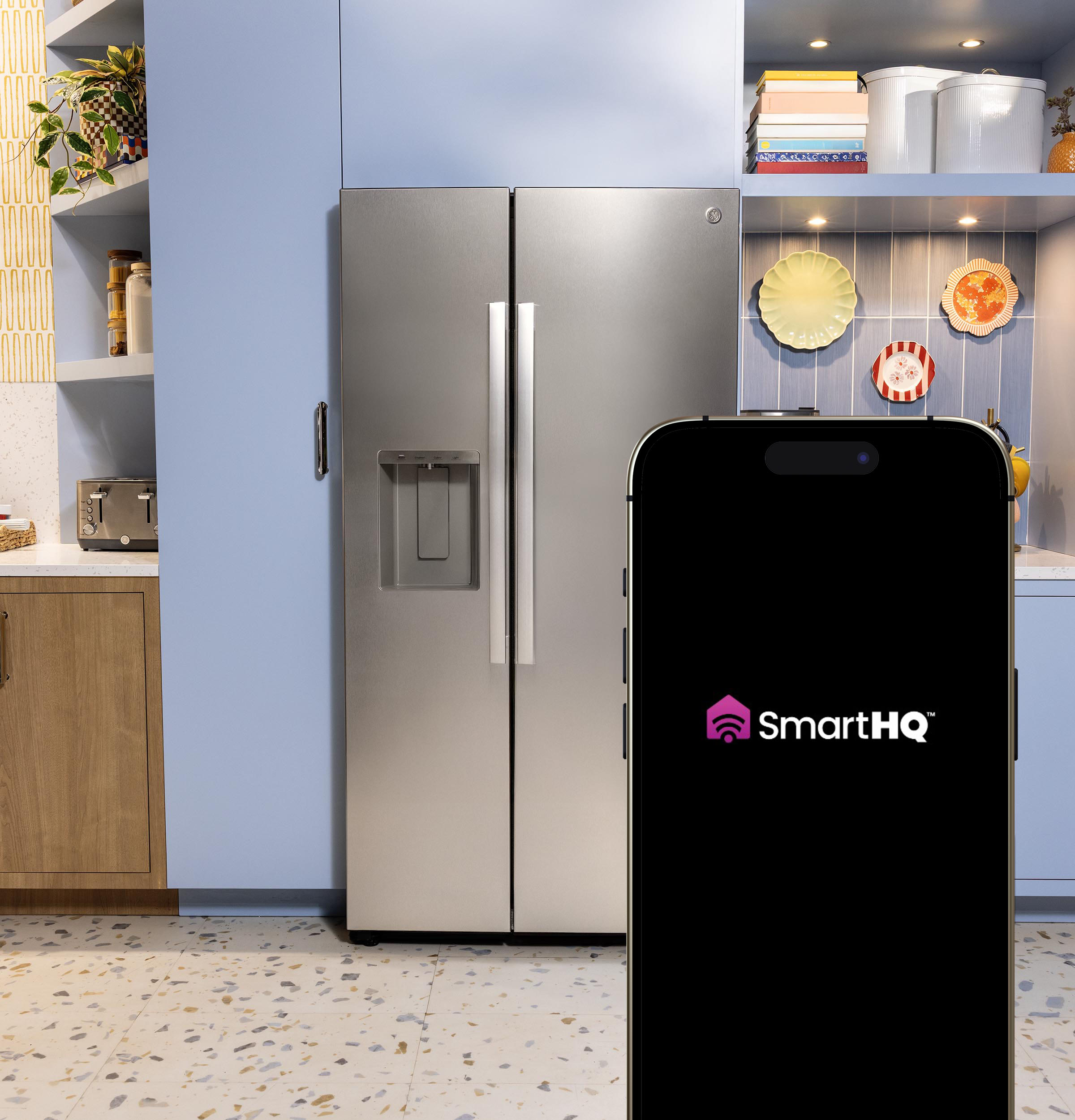 GE Side by Side Refrigeration GSS28PYYFS | Shore Appliance Connection