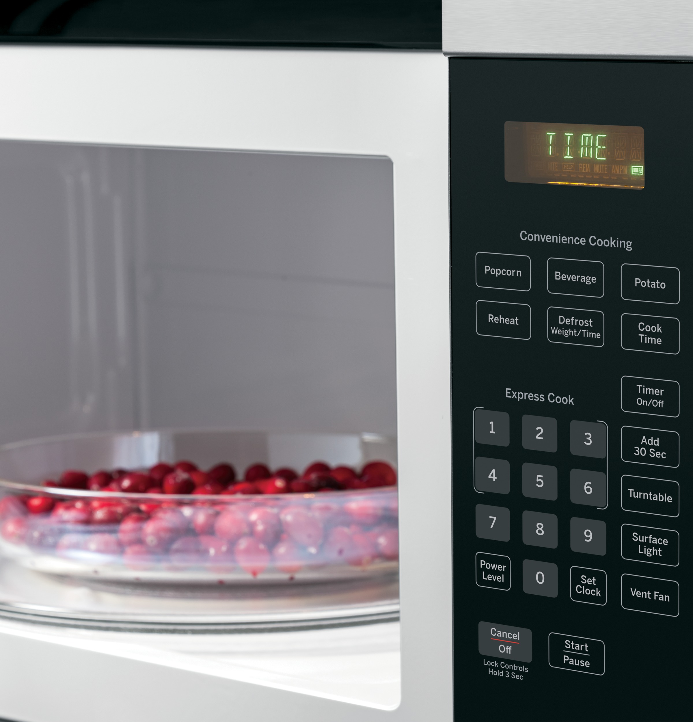 GE - JVM3160RFSS - GE® 1.6 Cu. Ft. Over-the-Range Microwave Oven