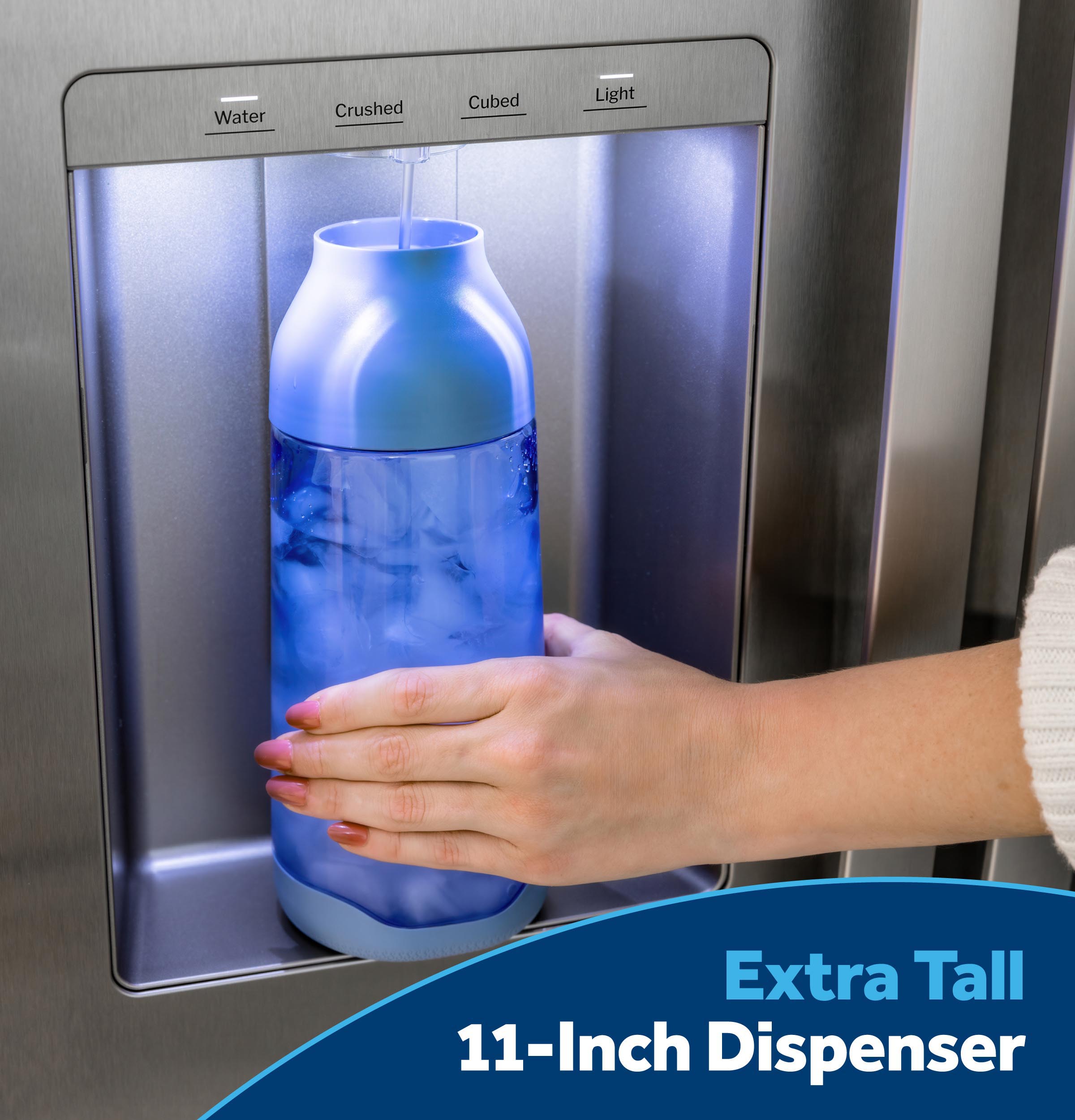 GE - GSS28NYYFS - GE® 27.9 Cu. Ft. Side-By-Side Refrigerator with