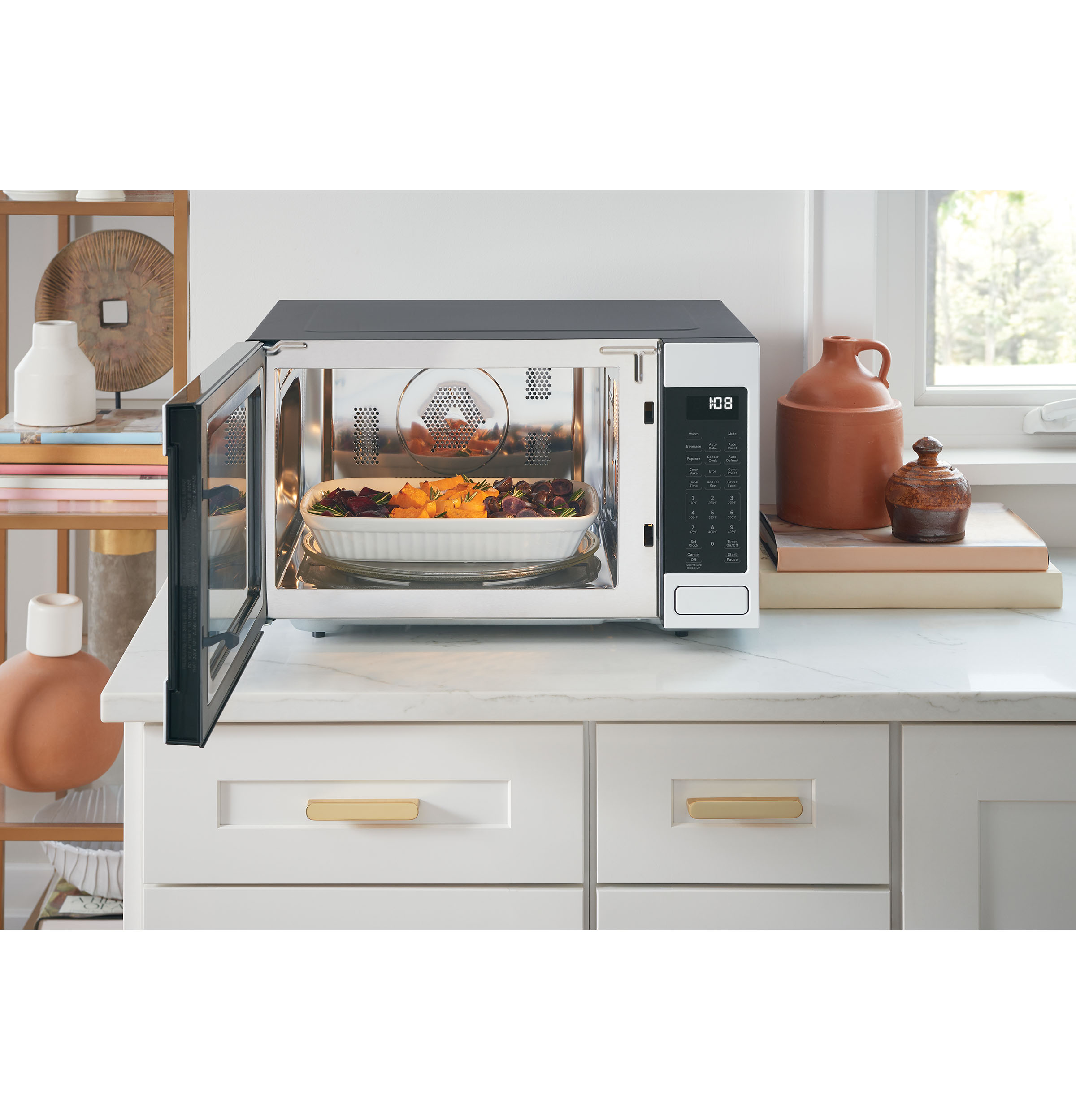 GE Cafe CCWK15C1WSS Convection Microwave Oven - Thumbnail 5