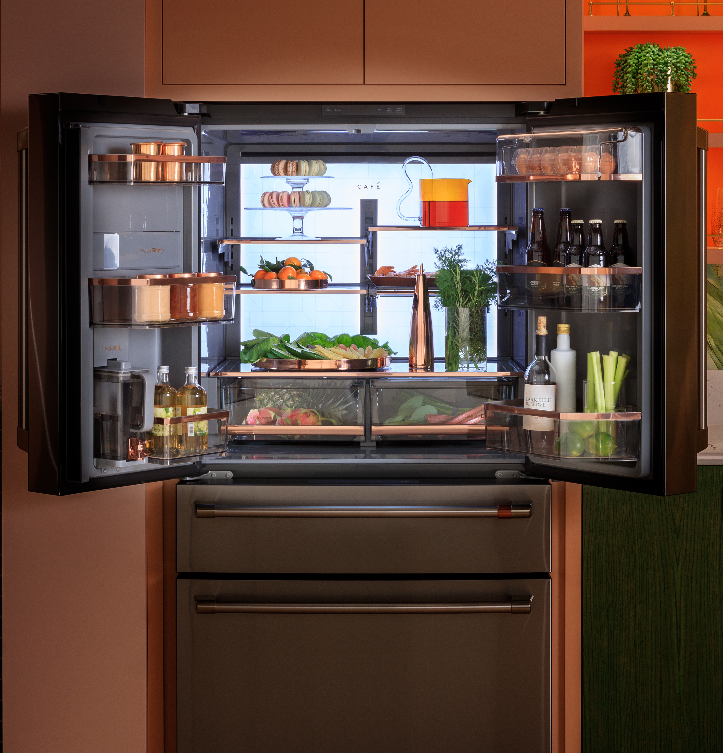 キッチン家電 dore Cafe - CGE29DM5TS5 - CAFÉ™ ENERGY STAR® 28.7 Cu. Ft. Smart 4-Door