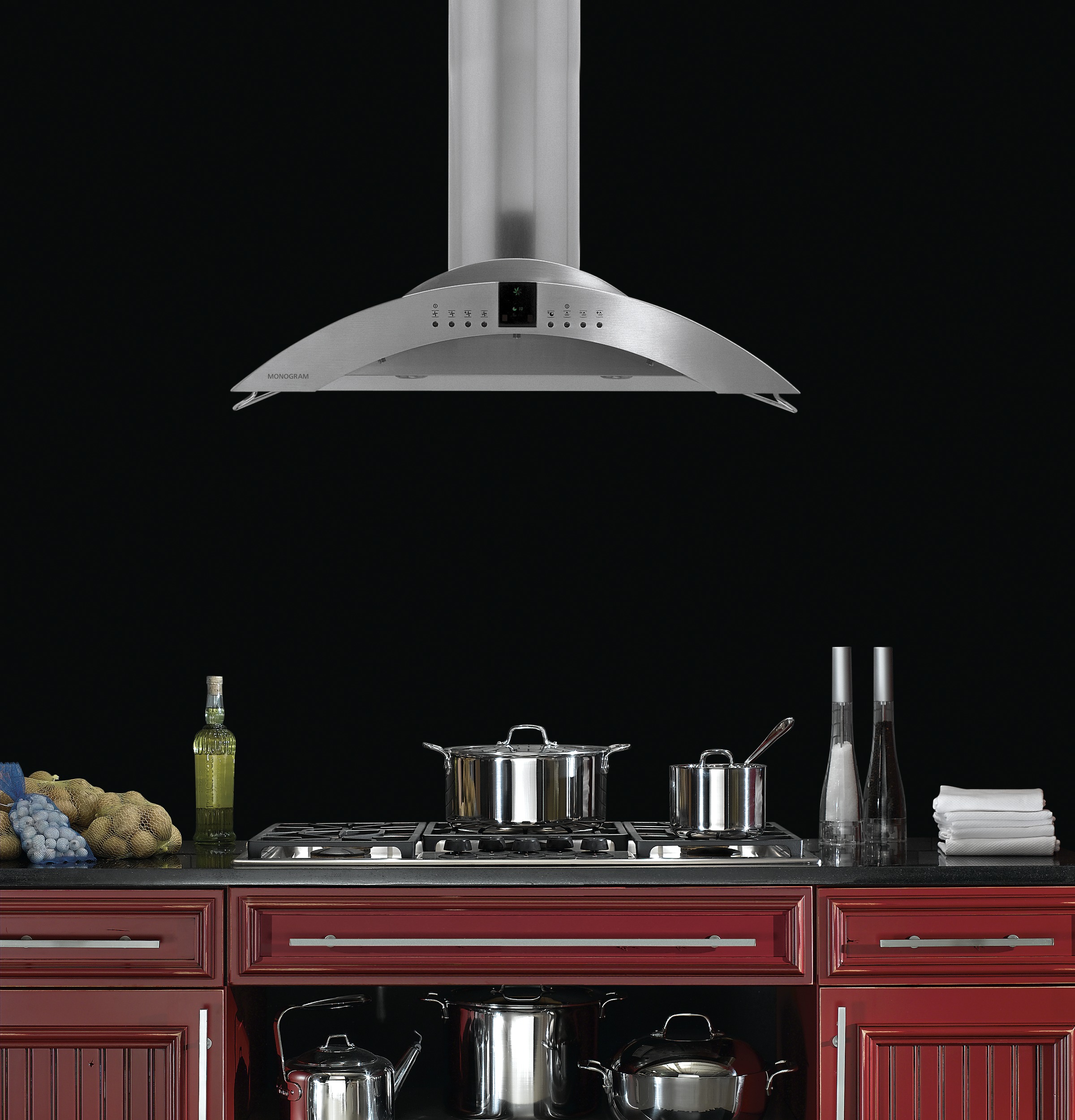 Monogram Island Hood ZV850SPSS | Swift Appliance