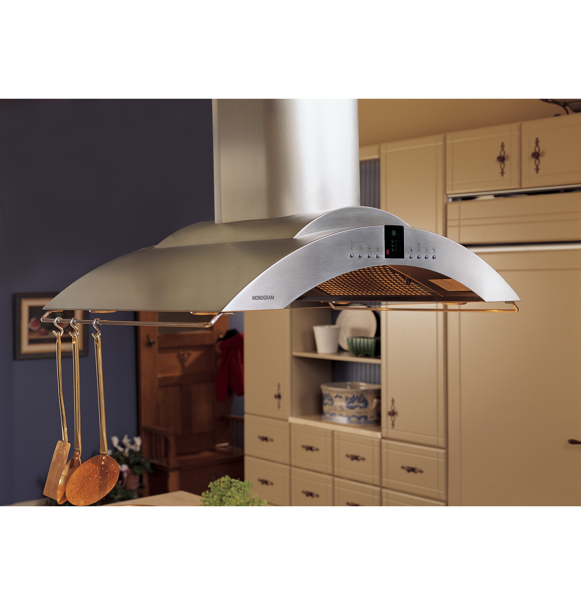 Monogram Island Hood ZV850SPSS | Swift Appliance