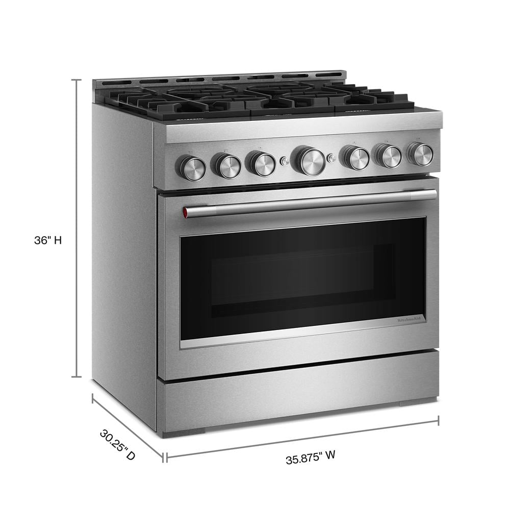 KitchenAid Gas Ranges Range KFGS936SSS | J B Zimmerman