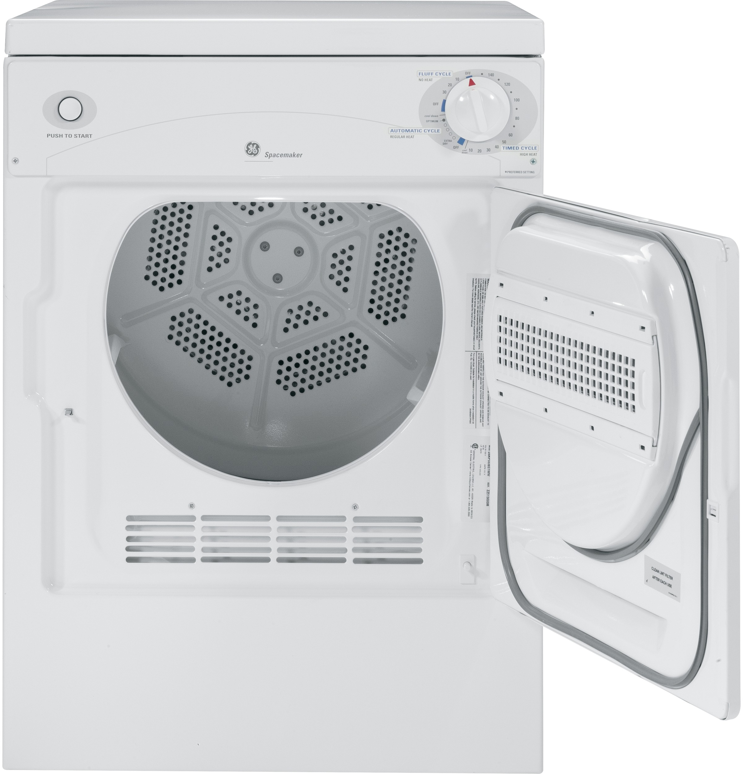 GE Spacemaker Electric Dryer - Thumbnail 5