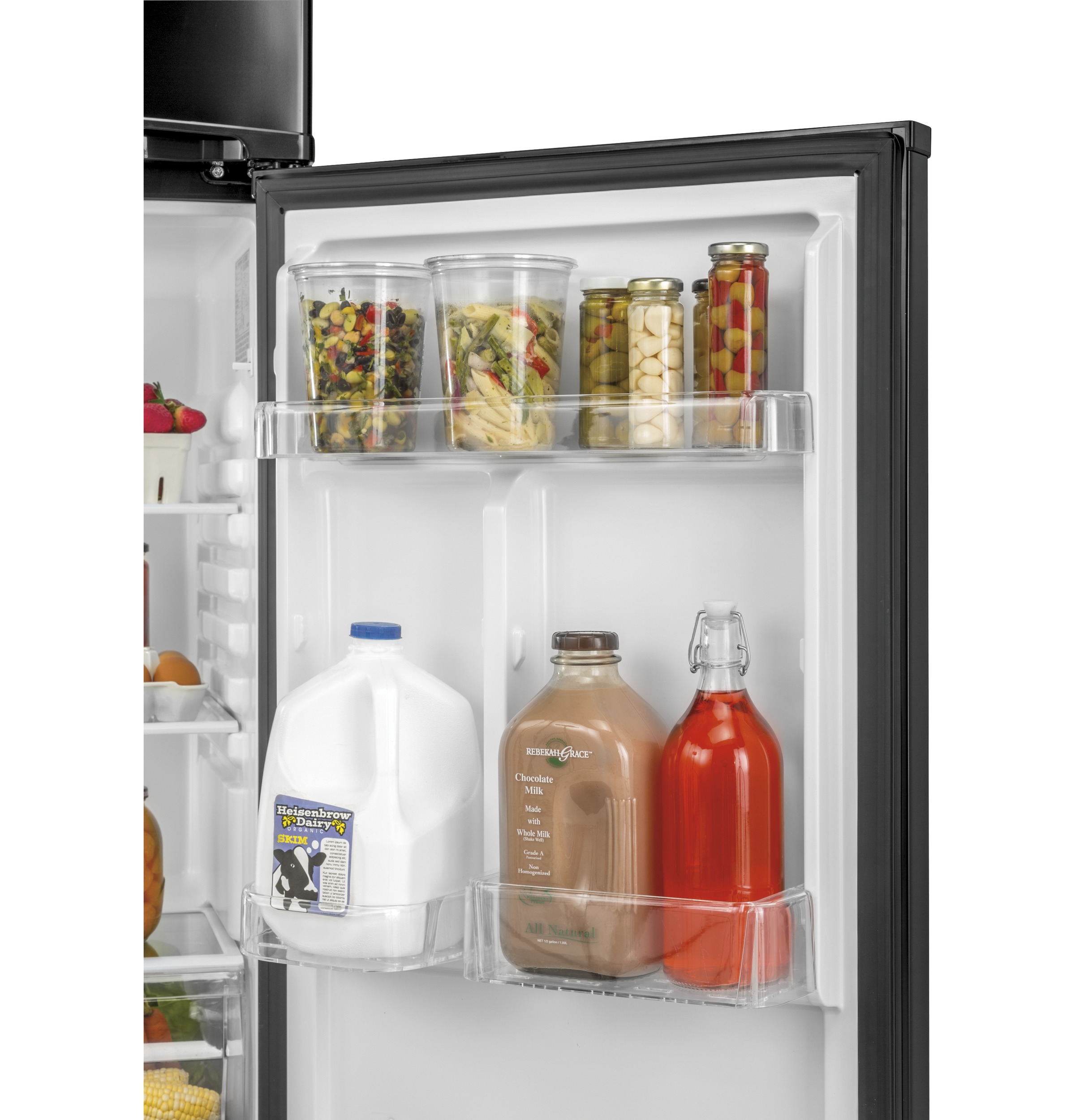 Haier - HA10TG21SB - 9.8 Cu. Ft. Top Freezer Refrigerator