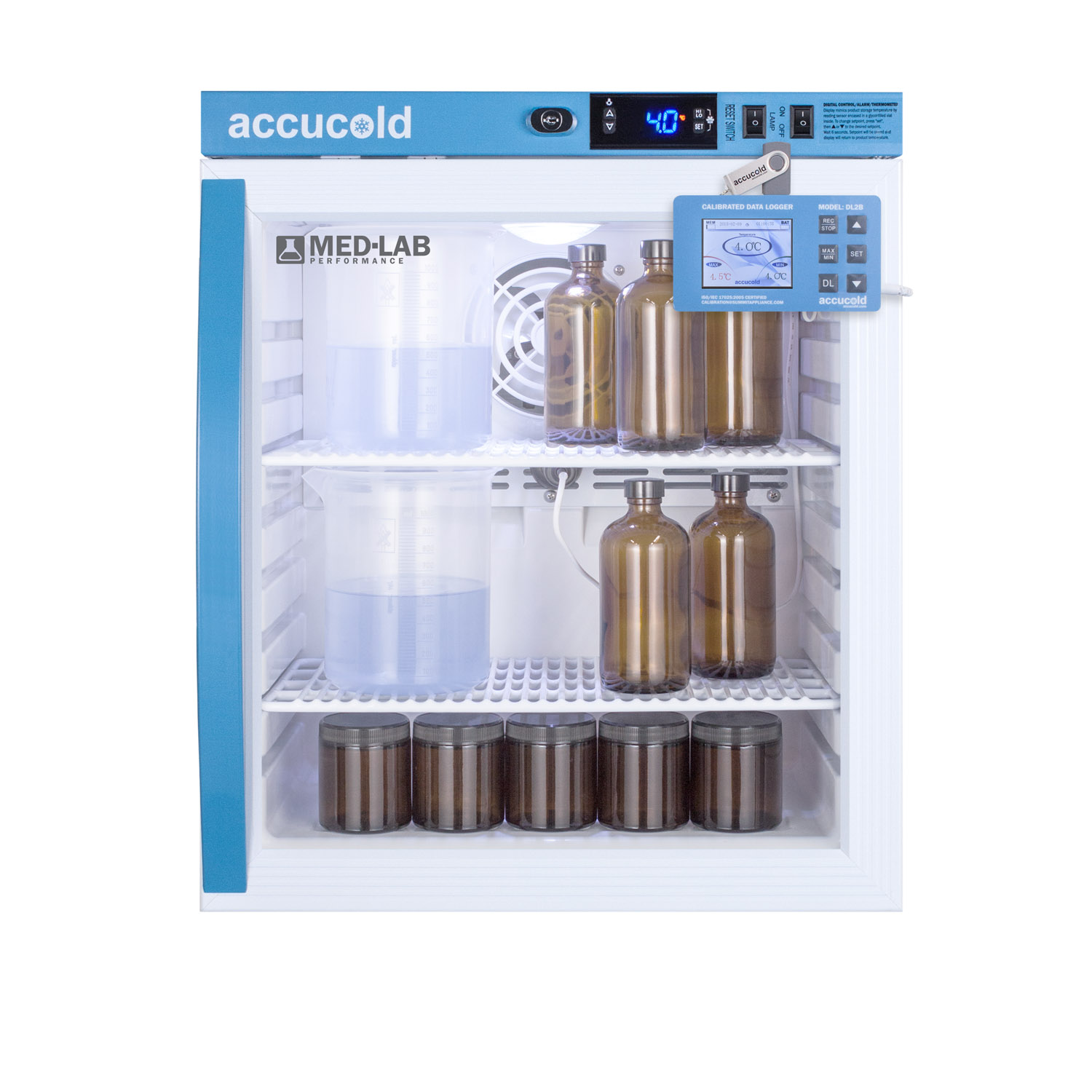 Lab Fridge Mini Summit - ARG1MLDL2B - 1 Cu.Ft. Compact Laboratory Refrigerator ...