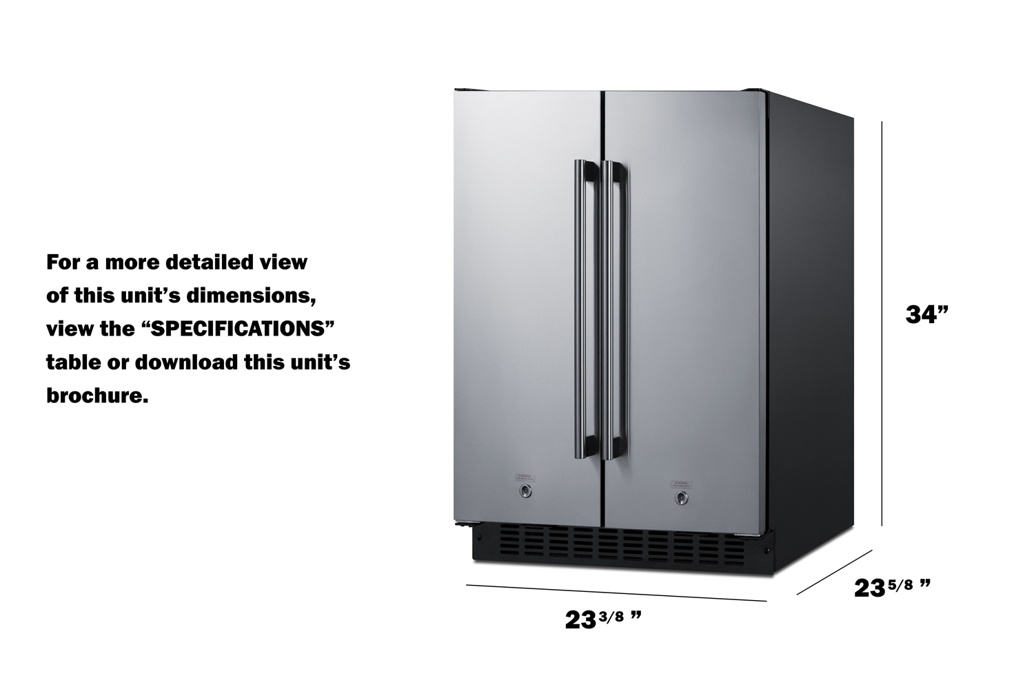 Summit Built-in Refrigerator-freezer