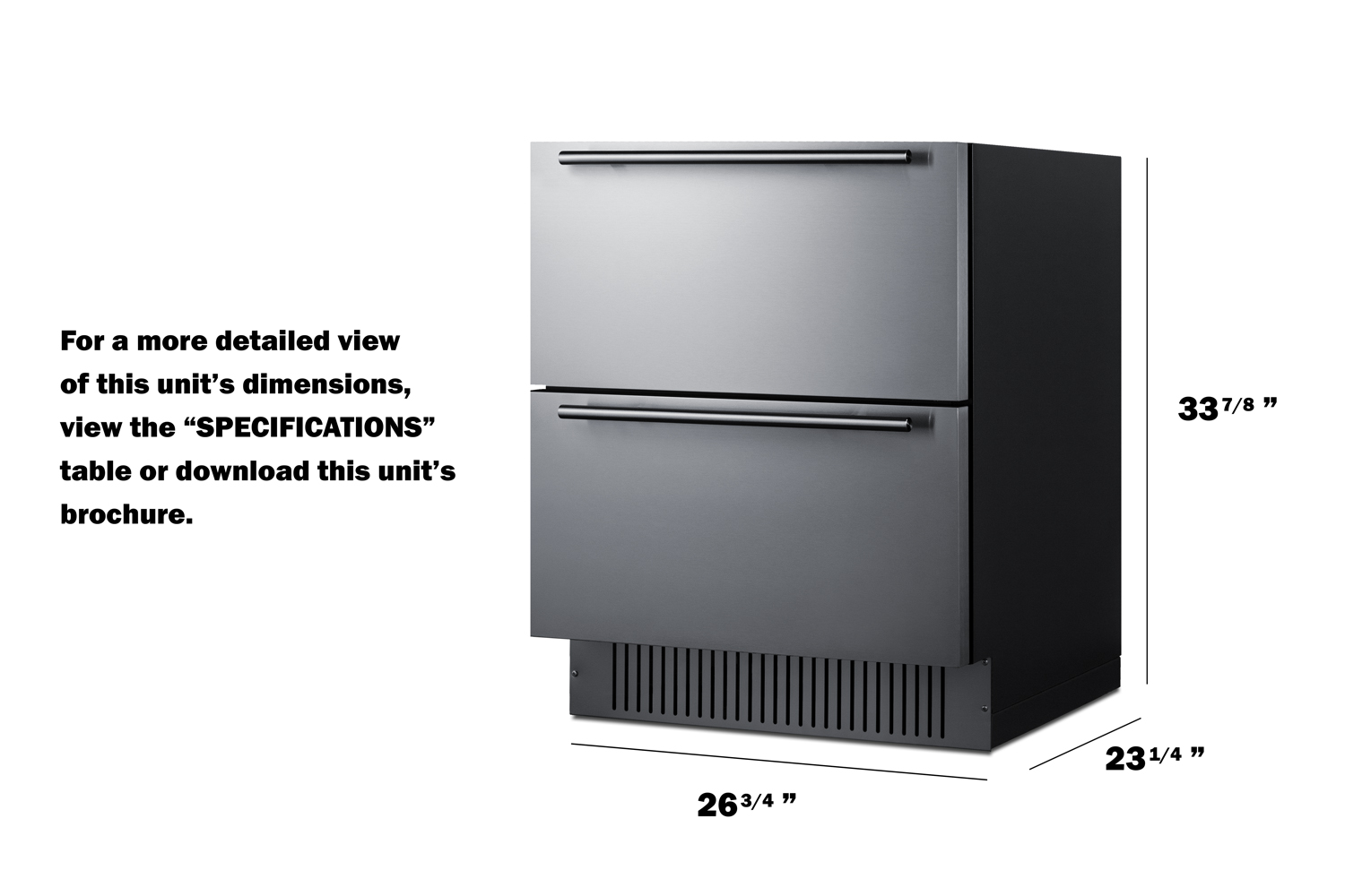 Summit Drawer Refrigerator