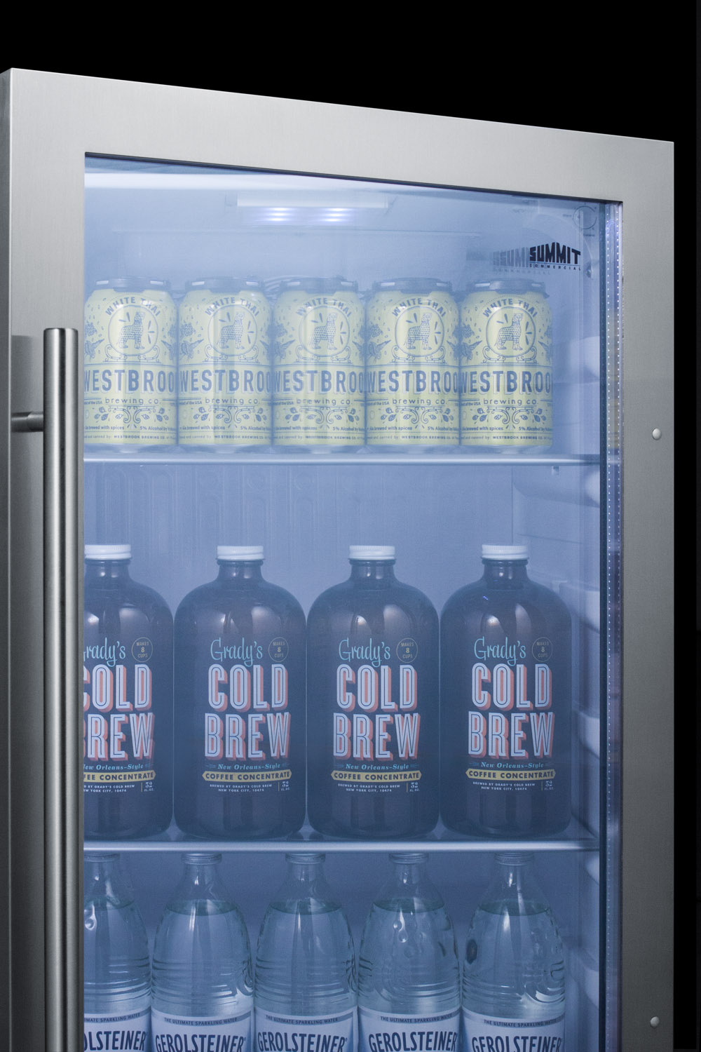 Summit SPR489OSCSS Beverage Center