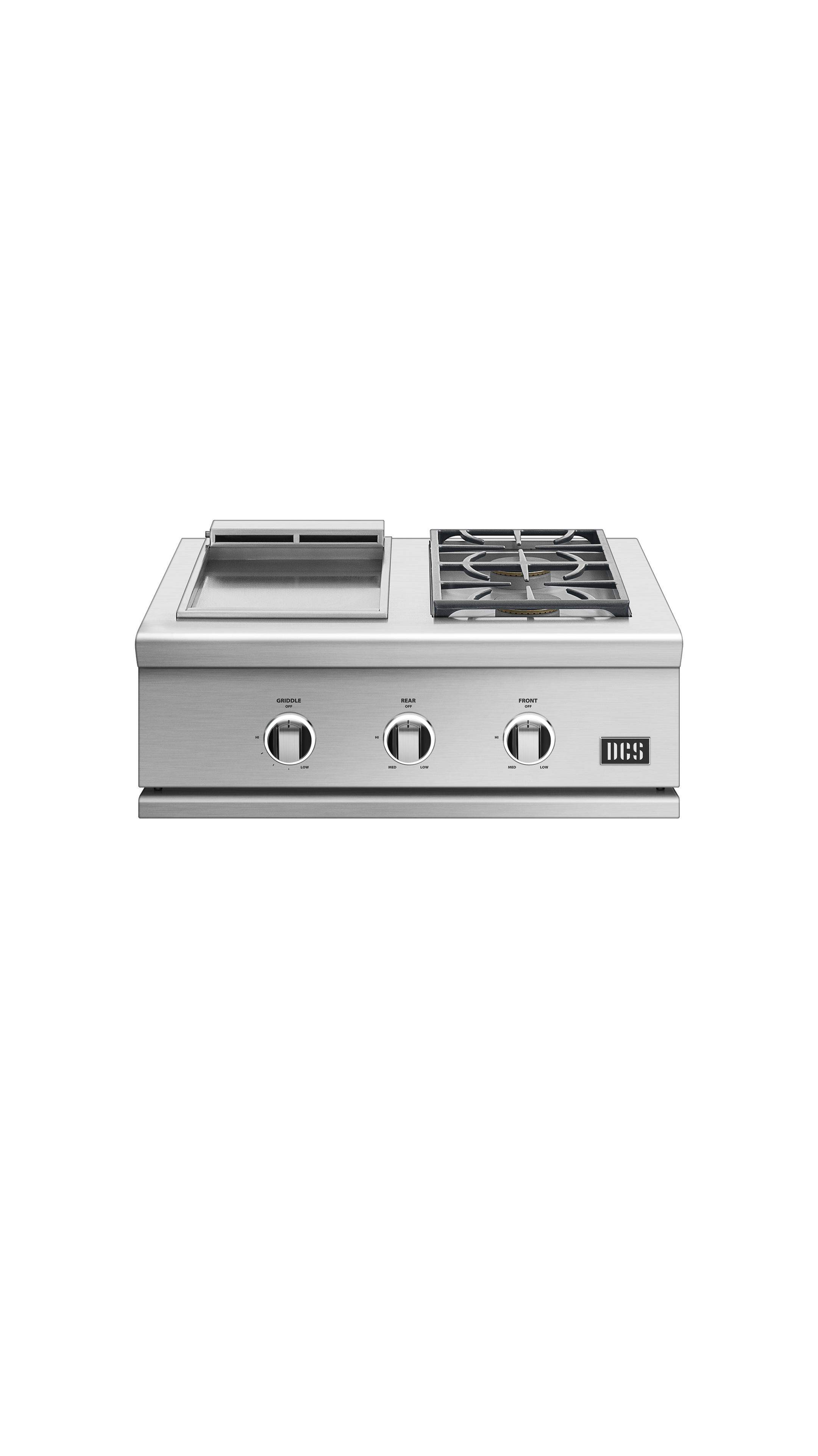 DCS Series 9 Built-in Gas Side Burner and Griddle - Thumbnail 3