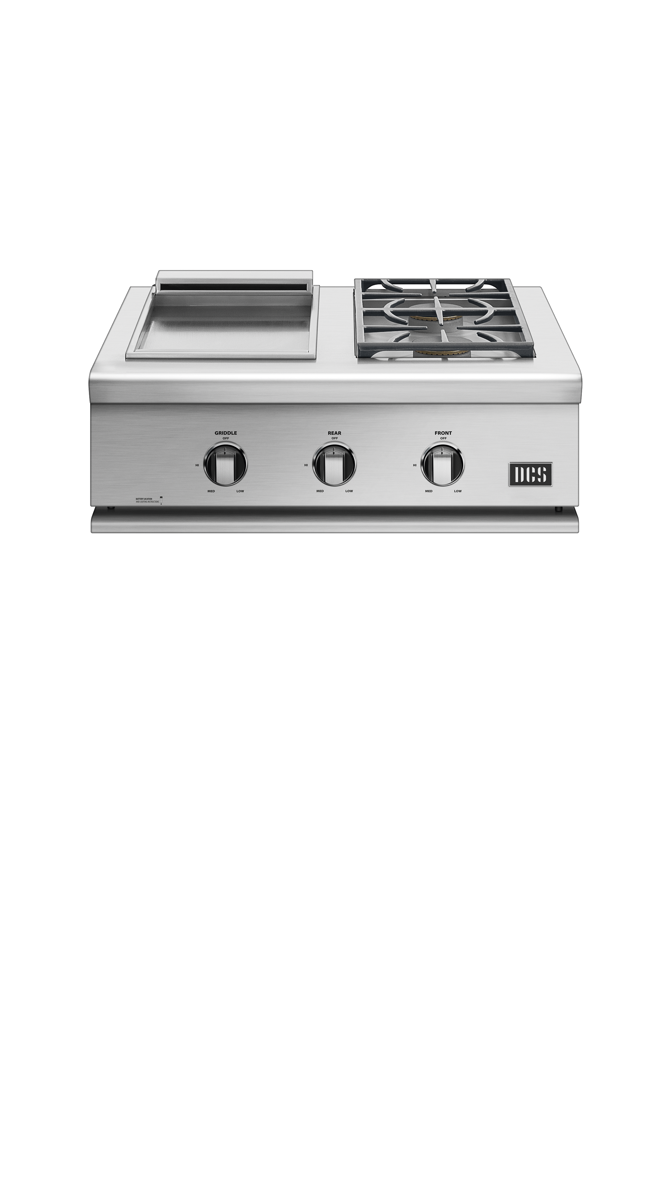 DCS Series 7 Griddle/Side Burner