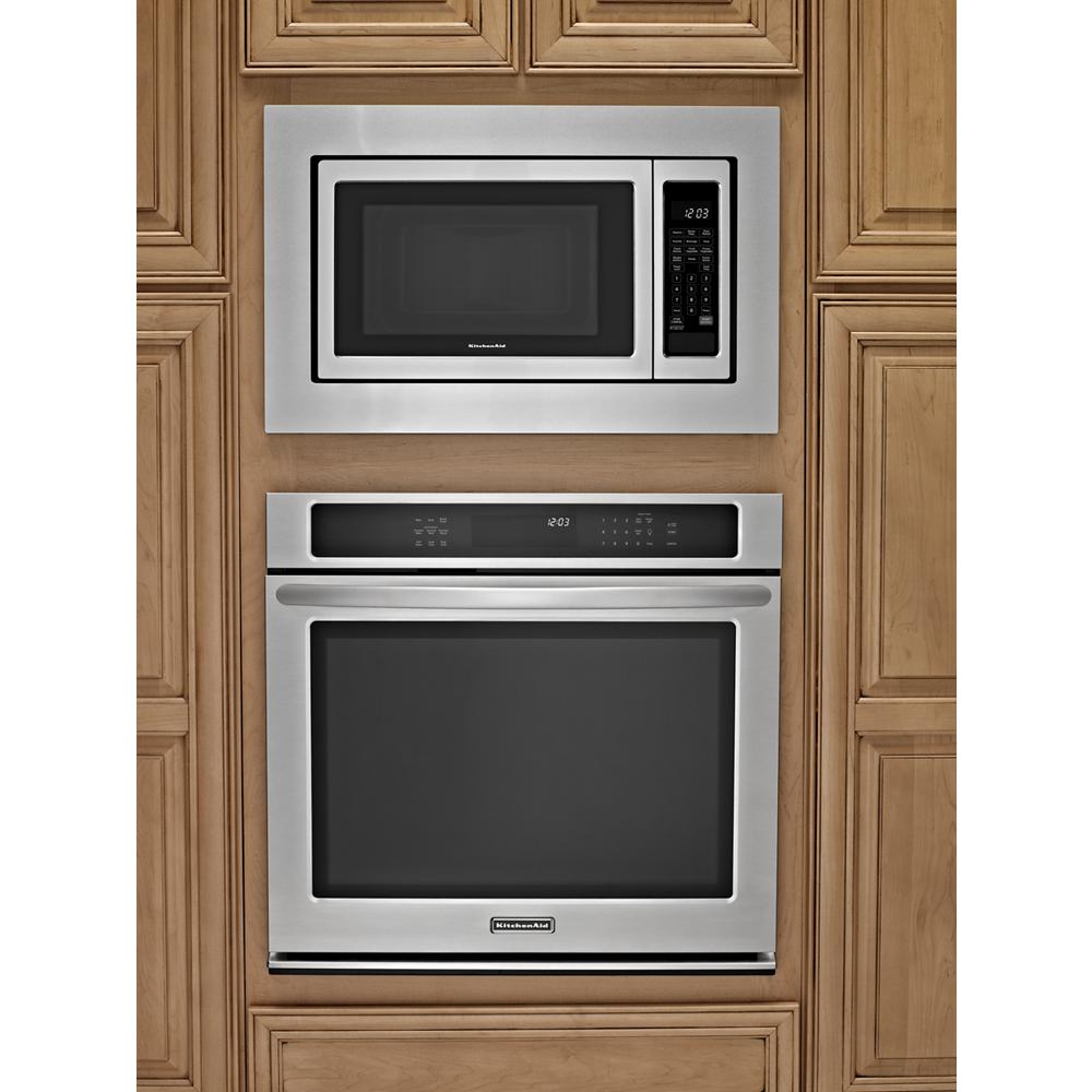 Unbranded 30 in. Microwave Trim Kit for 1.6 cu. ft. Countertop Microwave Oven