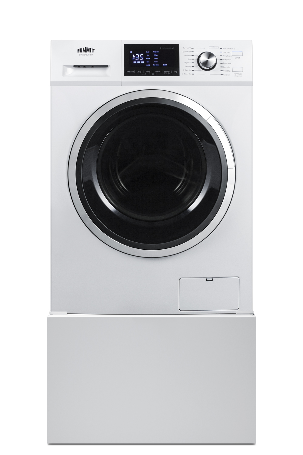 Summit PEDSPWD Washer/Dryer Pedestal