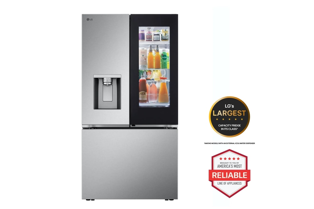 LG 31 cu. ft. Smart Standard-Depth MAX French Door Refrigerator with InstaView Door-in-Door