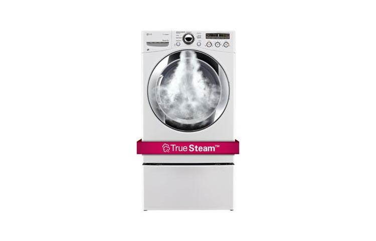 LG 7.3 cu. ft. Ultra Large Capacity SteamDryer with Sensor Dry