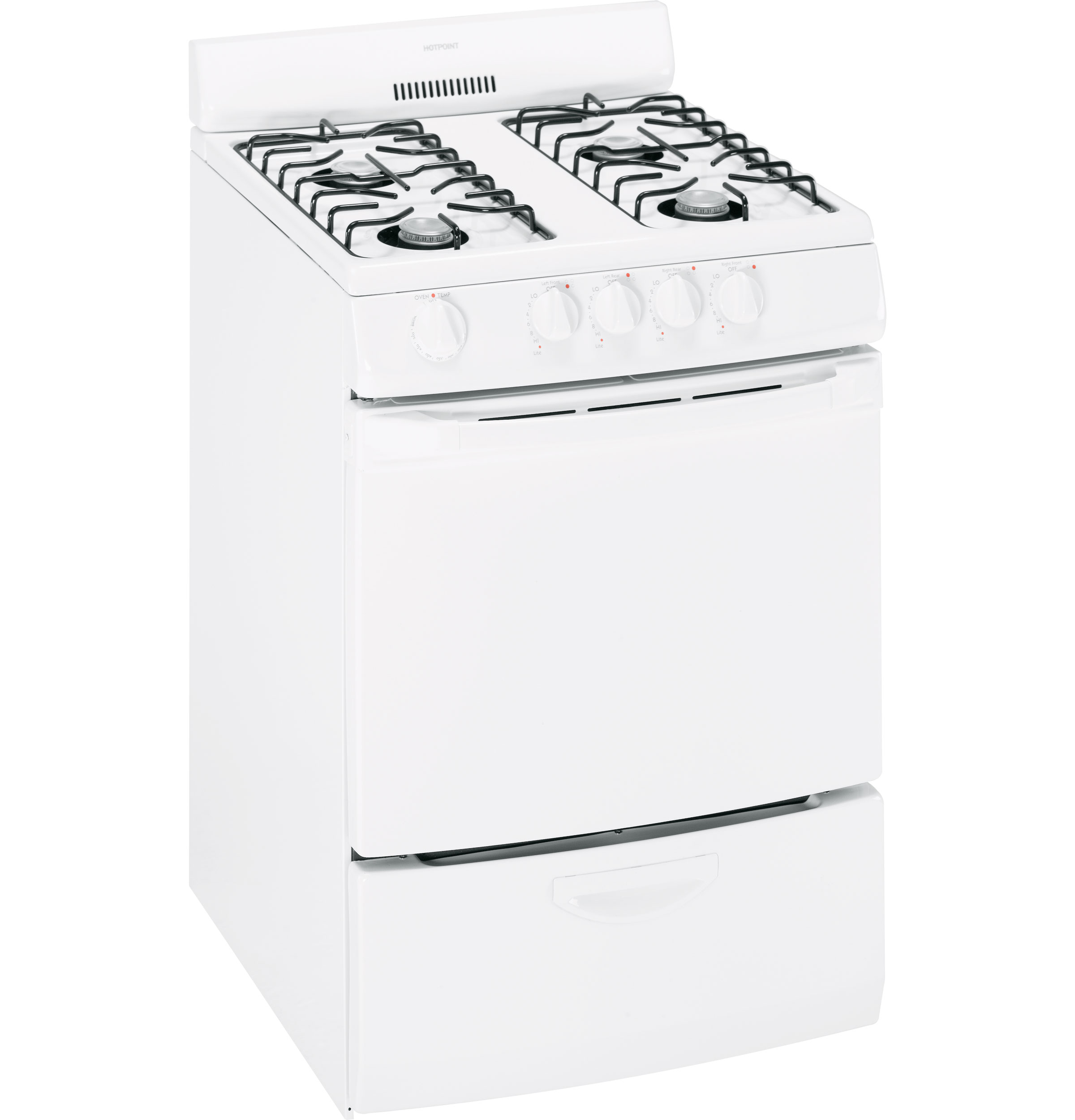 Hotpoint Hotpoint® 24" Free-Standing Gas Range
