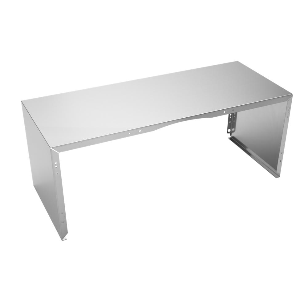Unbranded Full Width Duct Cover - 30" Stainless Steel